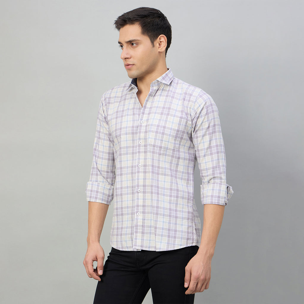 Duke Men Slim Fit Full Sleeve Short Style Cotton Shirt (SDO8CKBP)