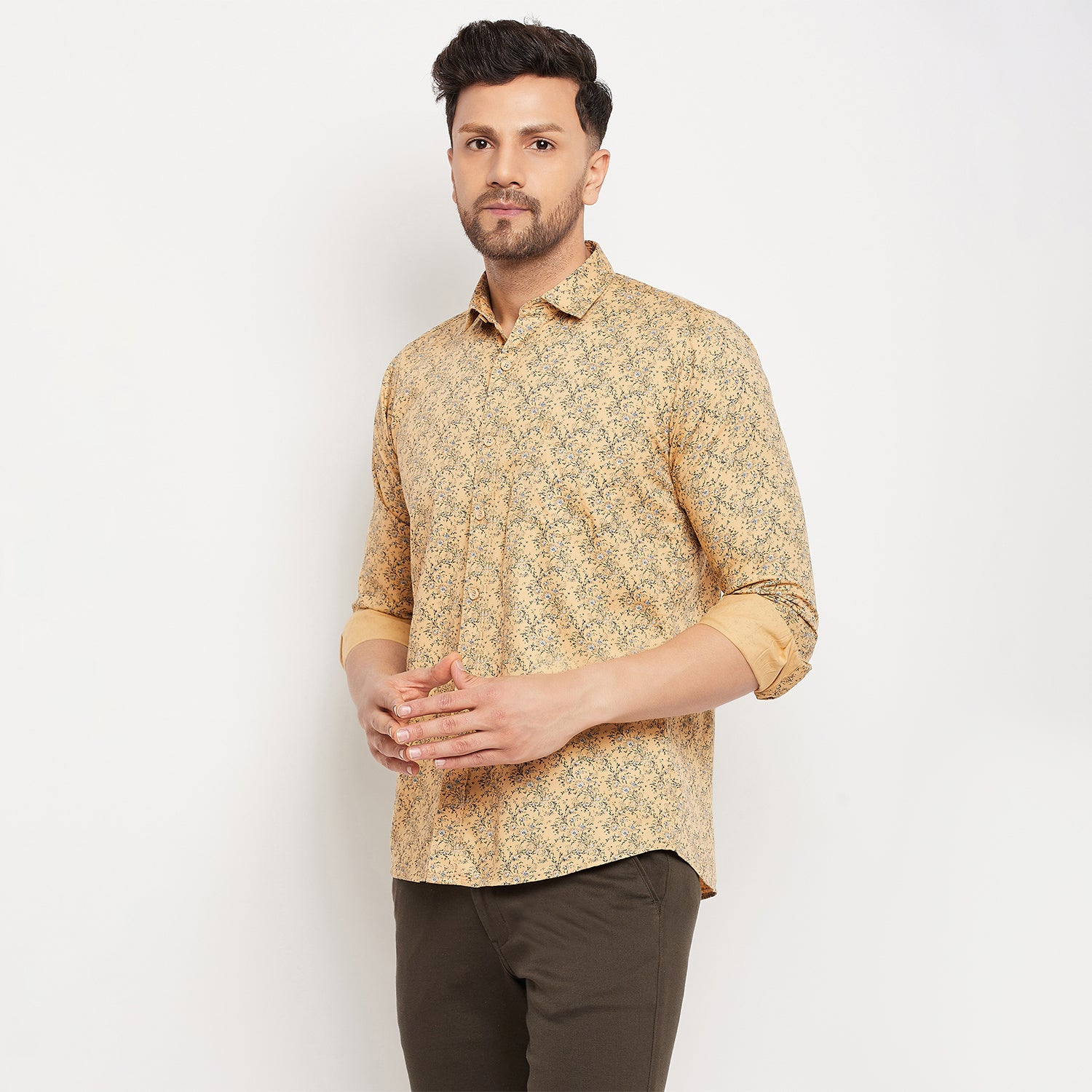 Duke Urban Men Full Sleeve Cotton Shirt (SDO8PRSQ)
