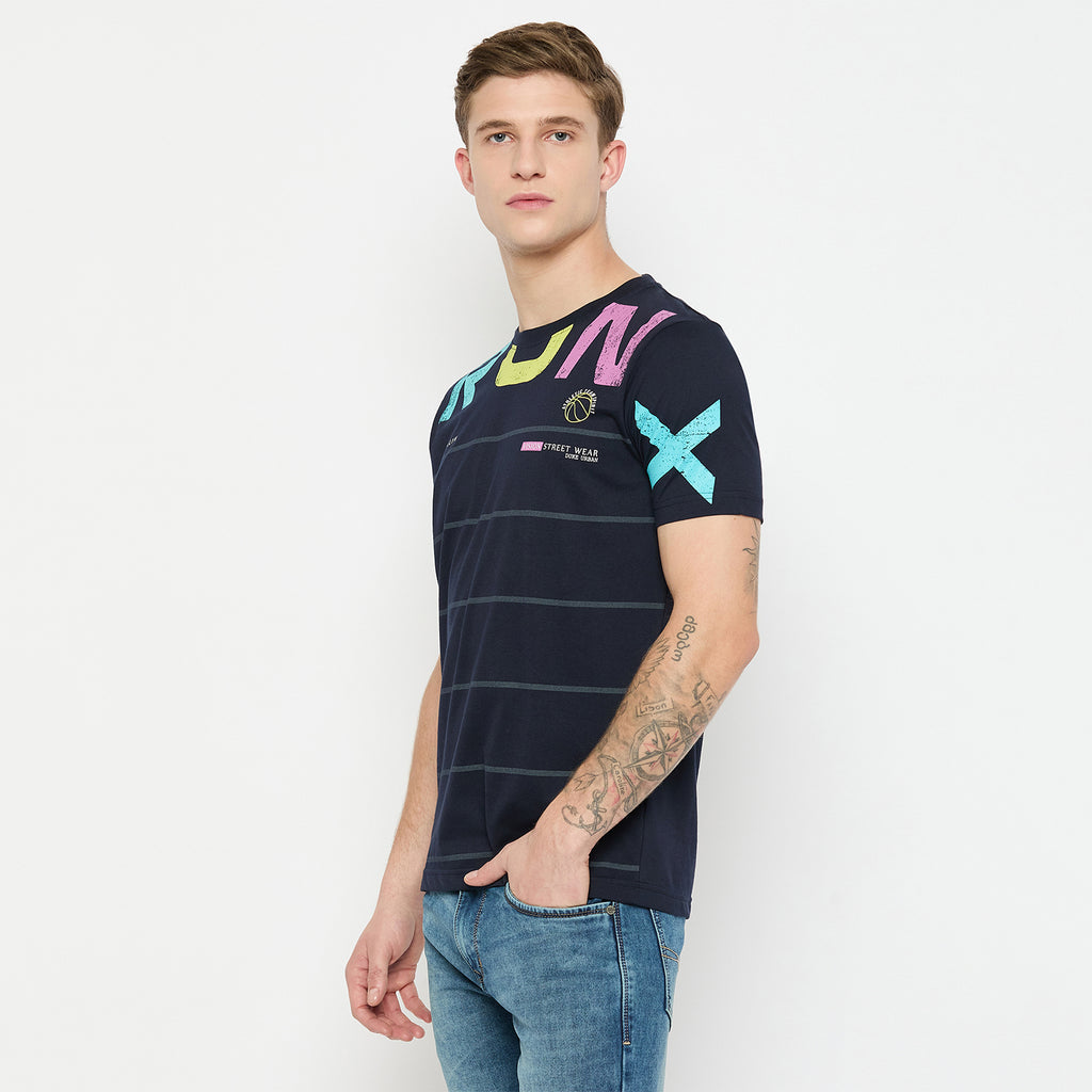 Duke Urban Men Half Sleeve Cotton Tshirt (LF7153)