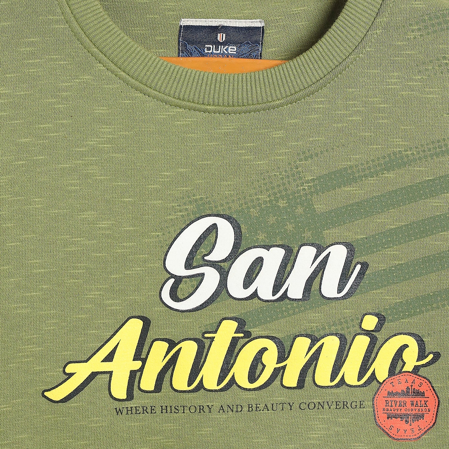 Duke Urban Boys Full Sleeve Round Neck Printed Sweatshirt (LF396N)