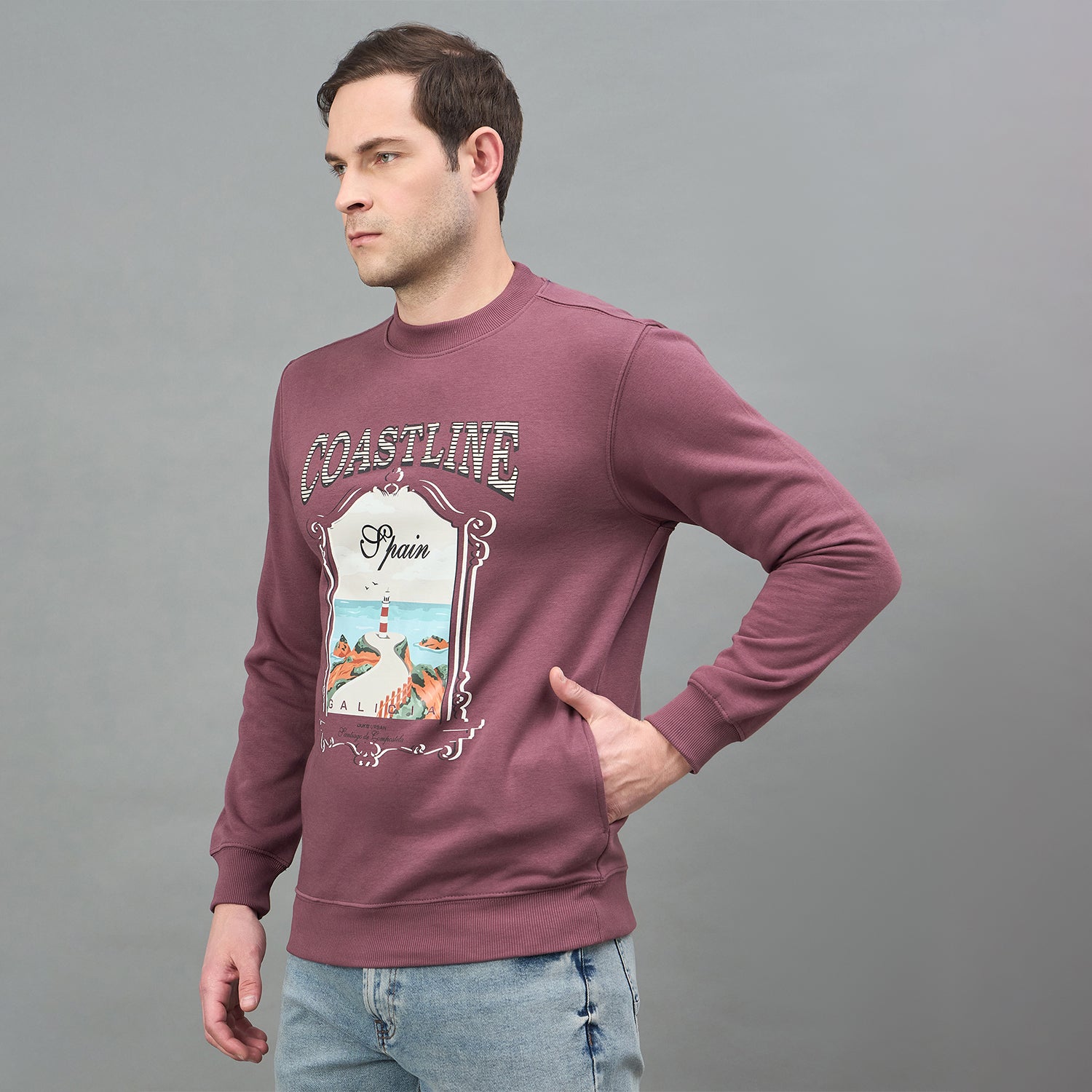 Duke Urban Men Round Neck Full Sleeve Sweatshirt (LF6468)