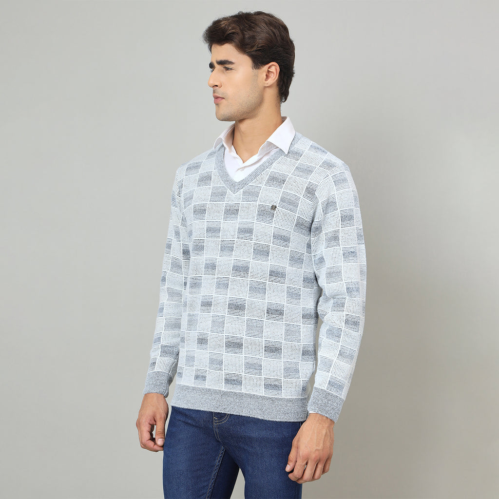 Duke Urban Men V-neck full sleeve sweater (SDS2245)