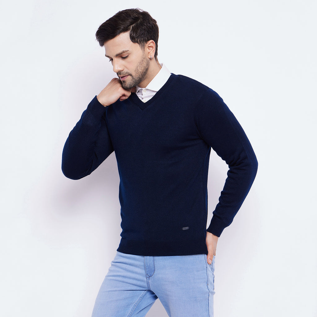 Duke Stardust Men Full Sleeve V Neck Reversible Sweater (SDS5200R)