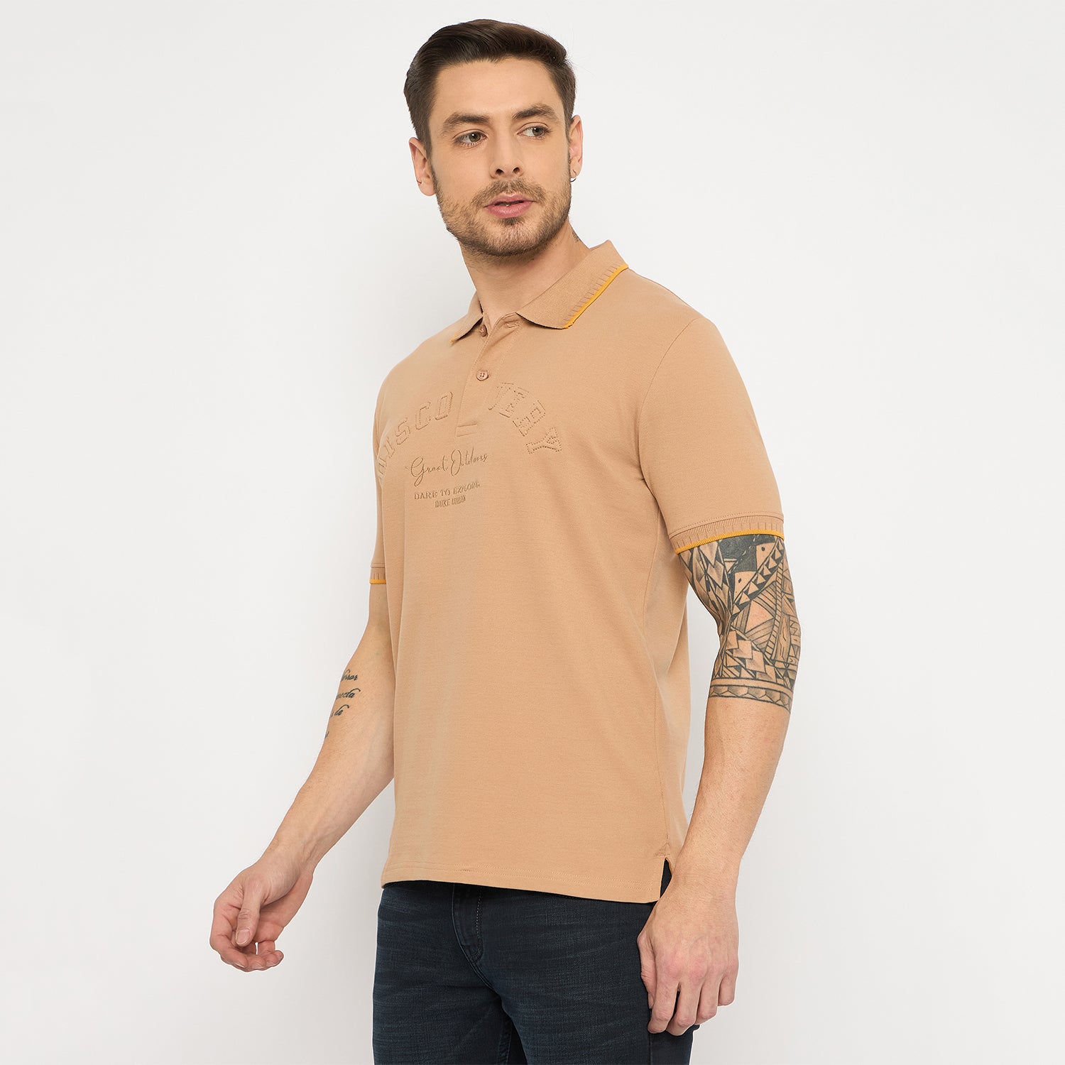 Duke Urban Men Half Sleeve Cotton Tshirt (LF7403)