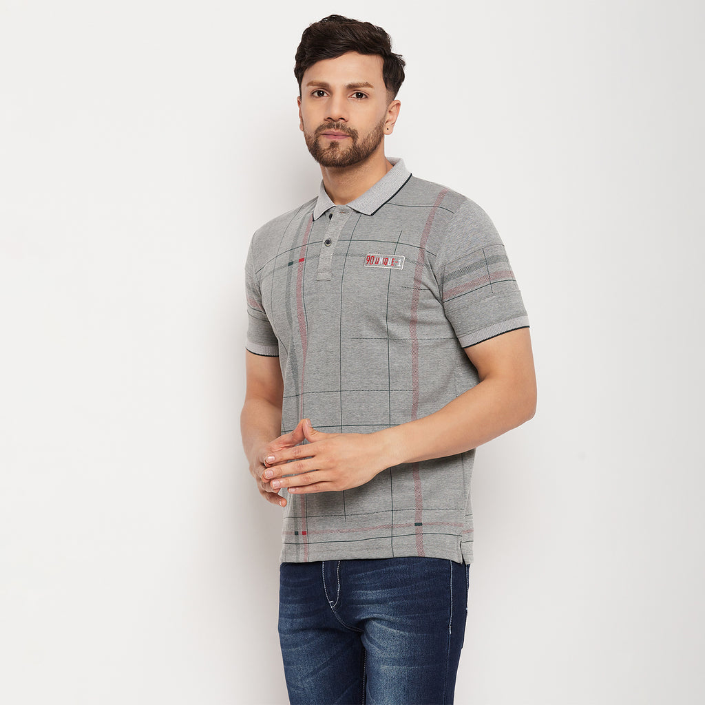 Duke Stardust Men Half Sleeve Cotton T-shirt (MLF5863)