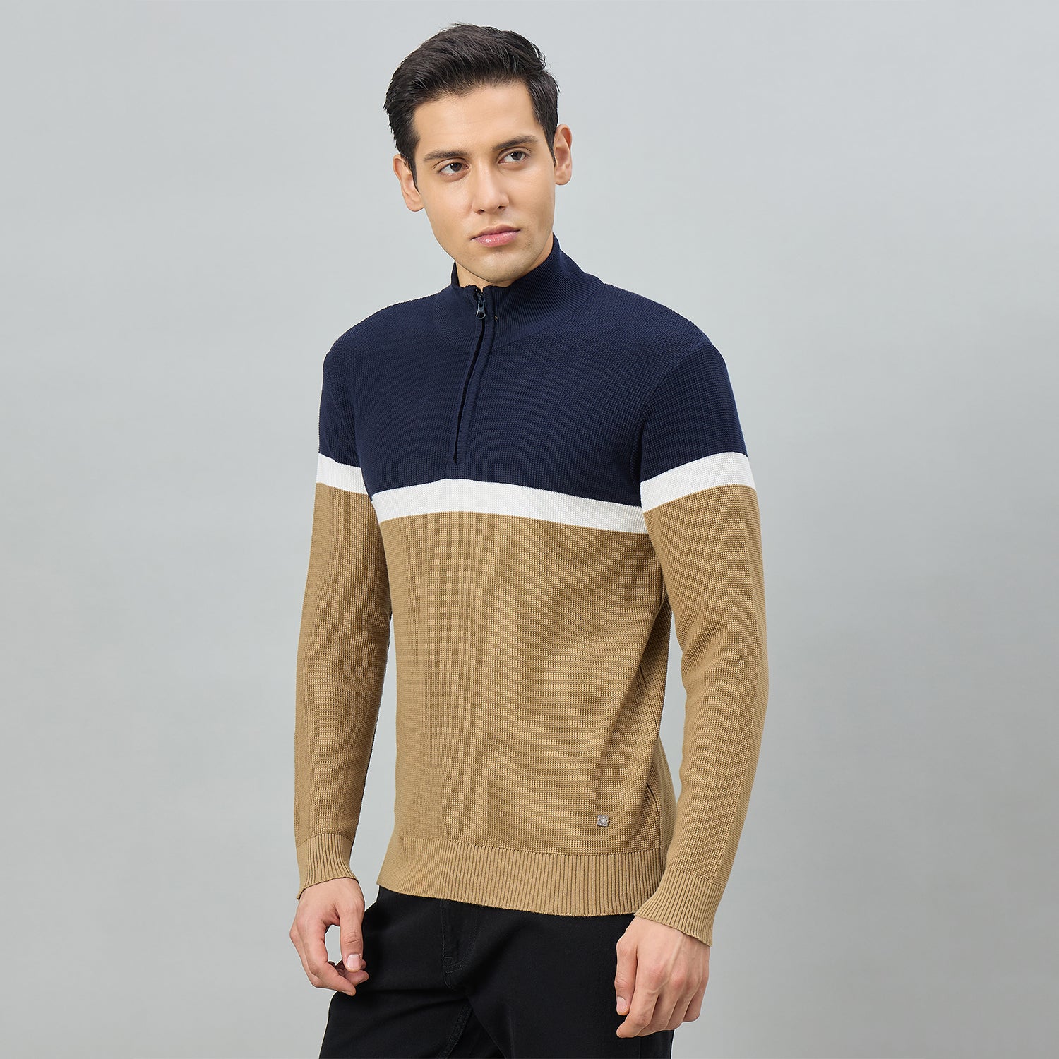 Duke Urban Men Half Sleeve Regular Sweater (SDS2382)
