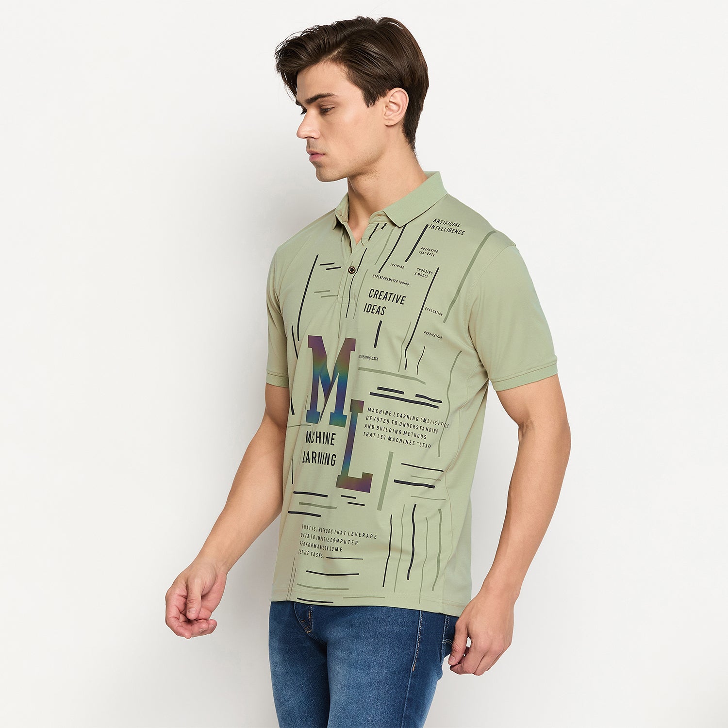 Duke Urban Men Half Sleeve Cotton T-shirt (LF7177)