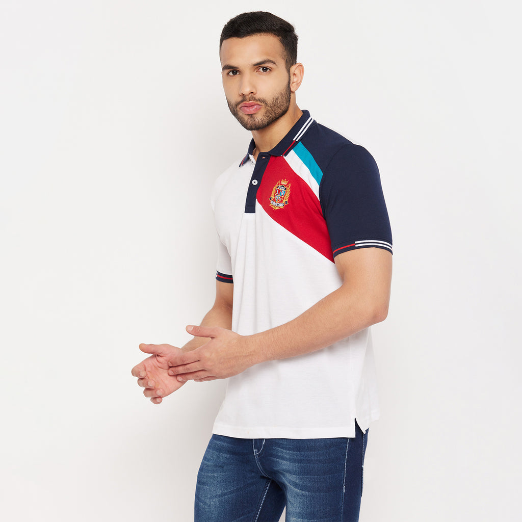Duke Stardust Men Half Sleeve Polo Neck Cotton T-shirt (4006)