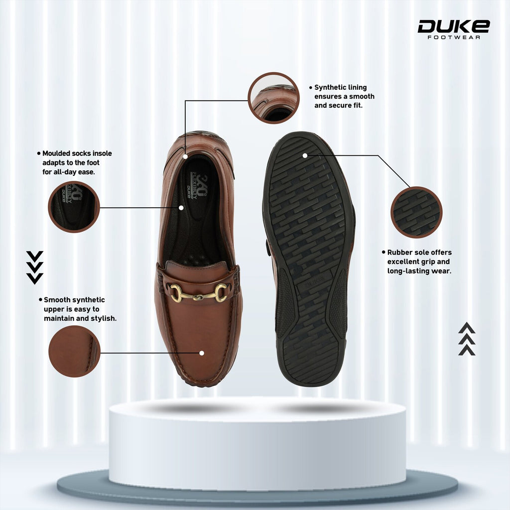 Duke Mens Sleekstep Loafers (FWOL4039)