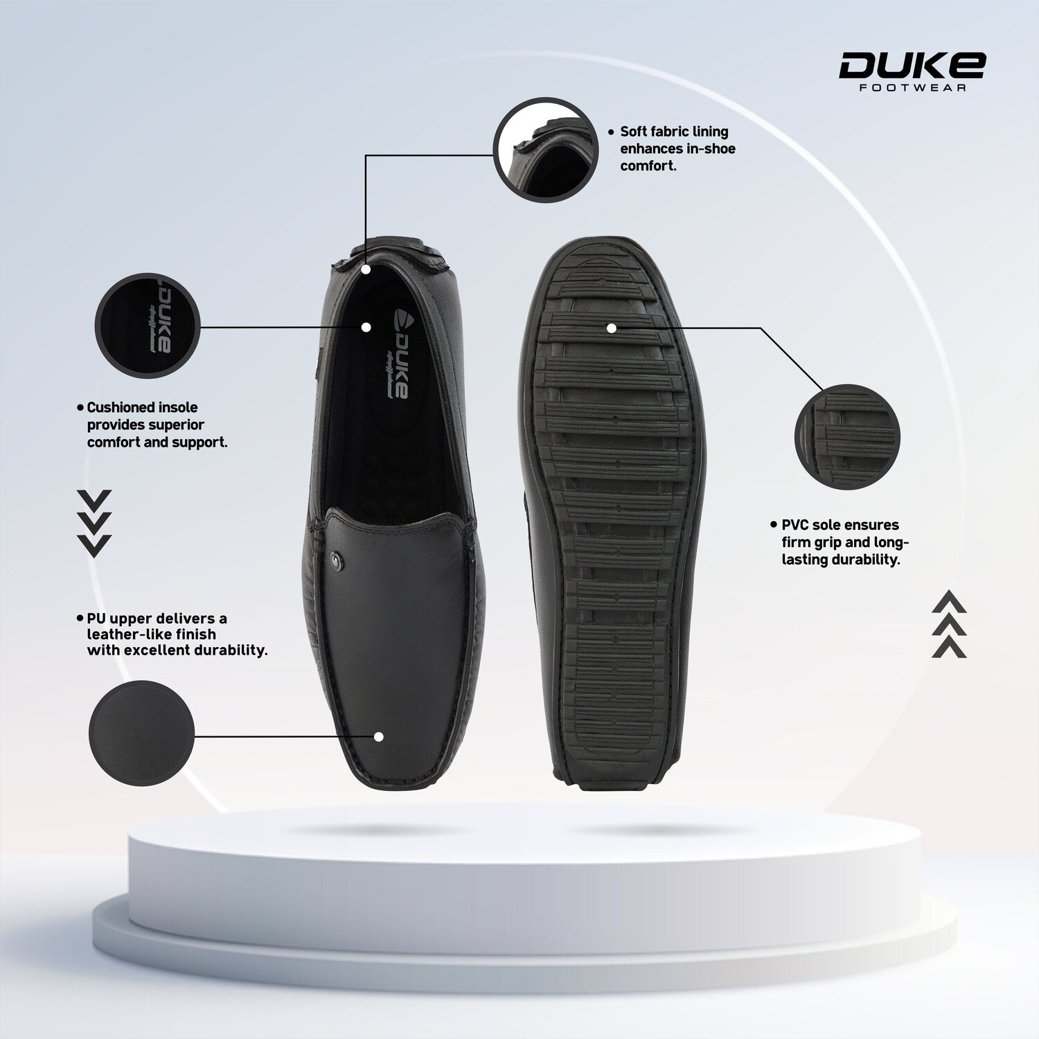 Duke Mens Urbane Loafers (FWD4051)