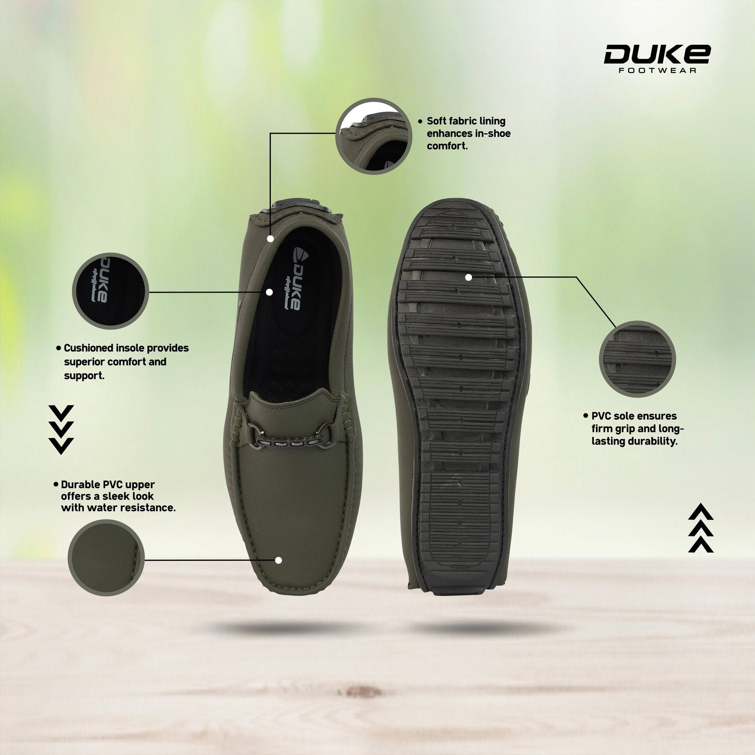 Duke Mens Elitewalk Loafers (FWD4052)