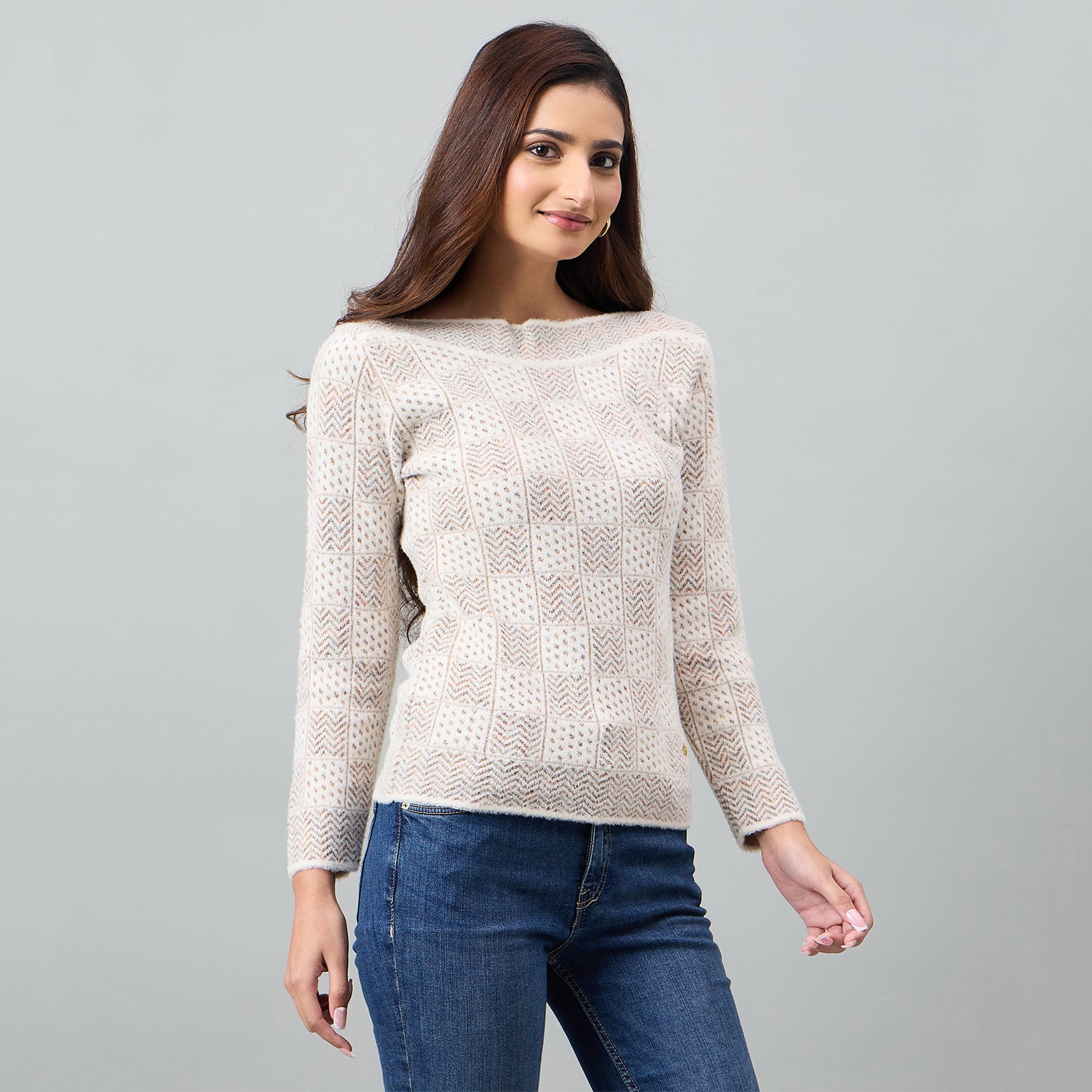 Duke Urban Women Full Sleeve BoatNeck Pullover (SDS1398)
