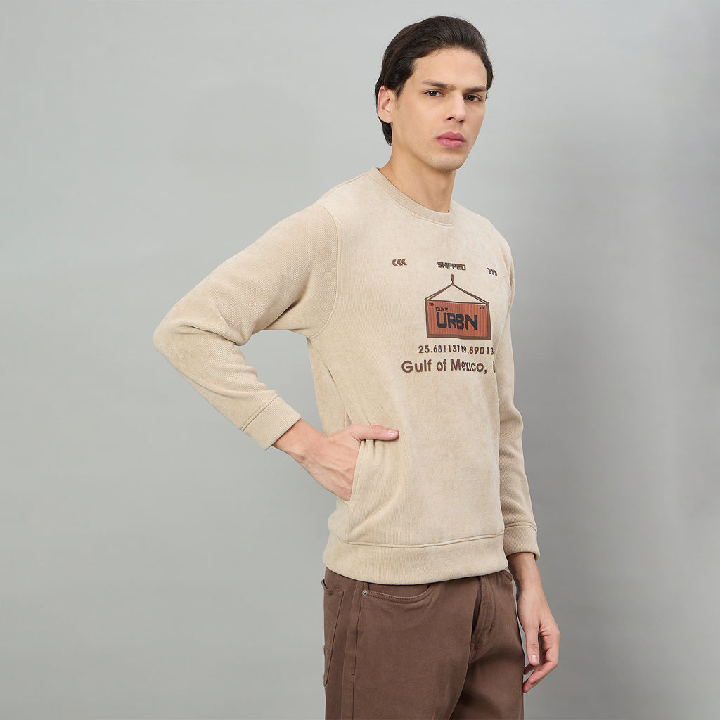 Duke Urban Men Round Neck Full Sleeve Regular Sweatshirt (LF6490)