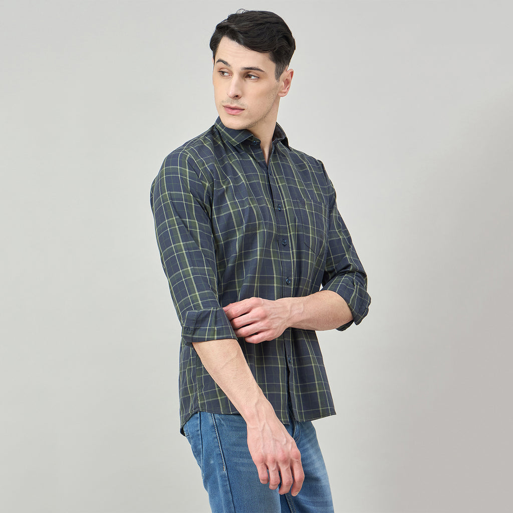 Duke Urban Men Full Sleeve Cotton Shirt (SDO8CKBA)