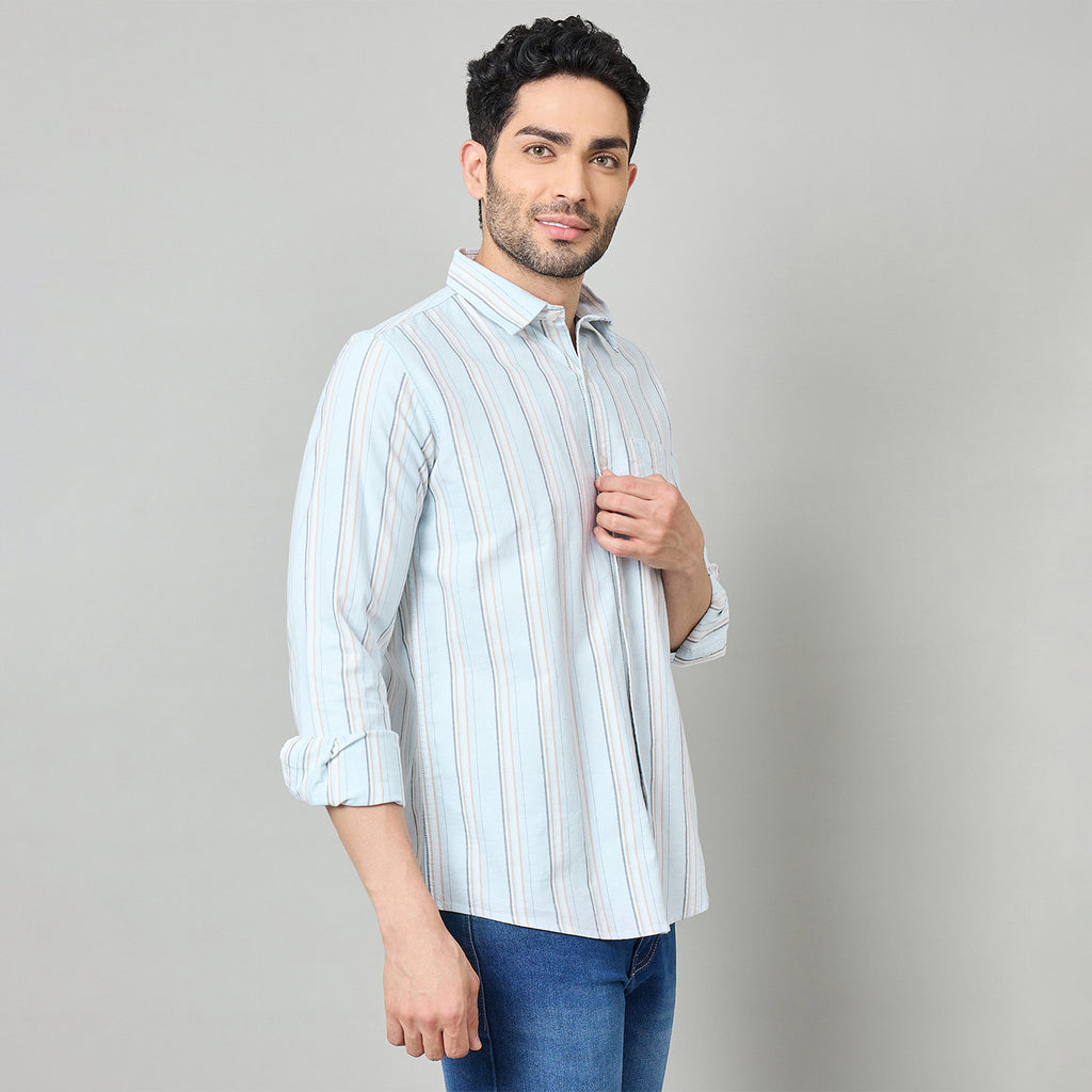 Duke Urban Men Full Sleeve Cotton Shirt (SDO7STF)
