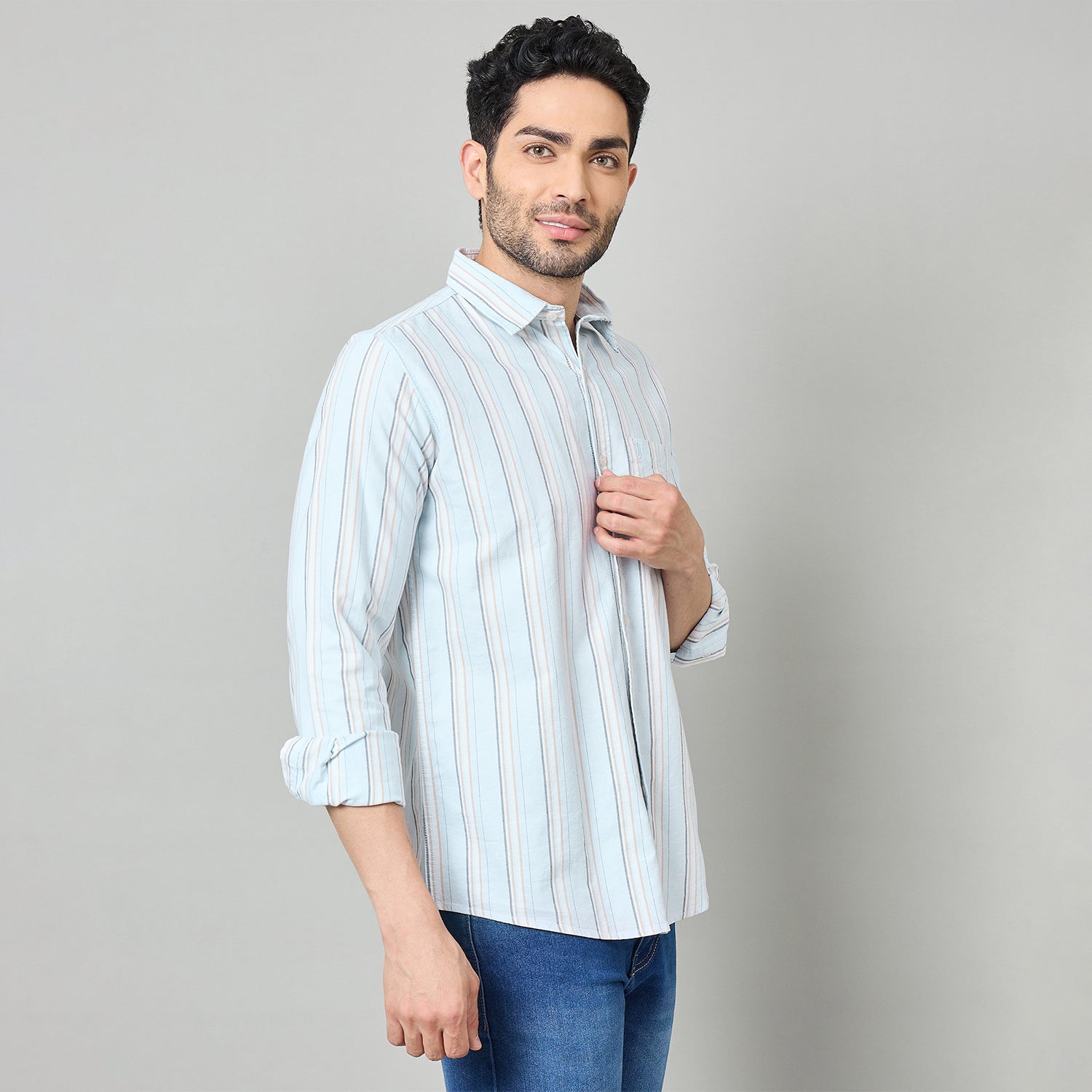 Duke Urban Men Full Sleeve Cotton Shirt (SDO7STF)