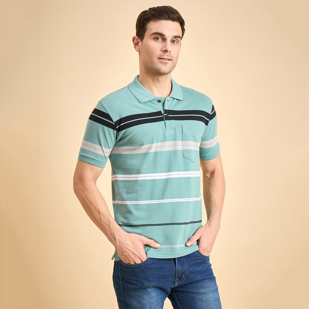 Duke Urban Men Half Sleeve Cotton Polo Tshirt (ON2089)