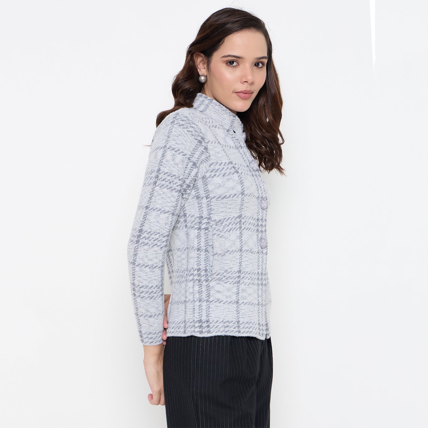 Duke Urban Women Full Sleeve Front Open Cardigan (SDS1343)