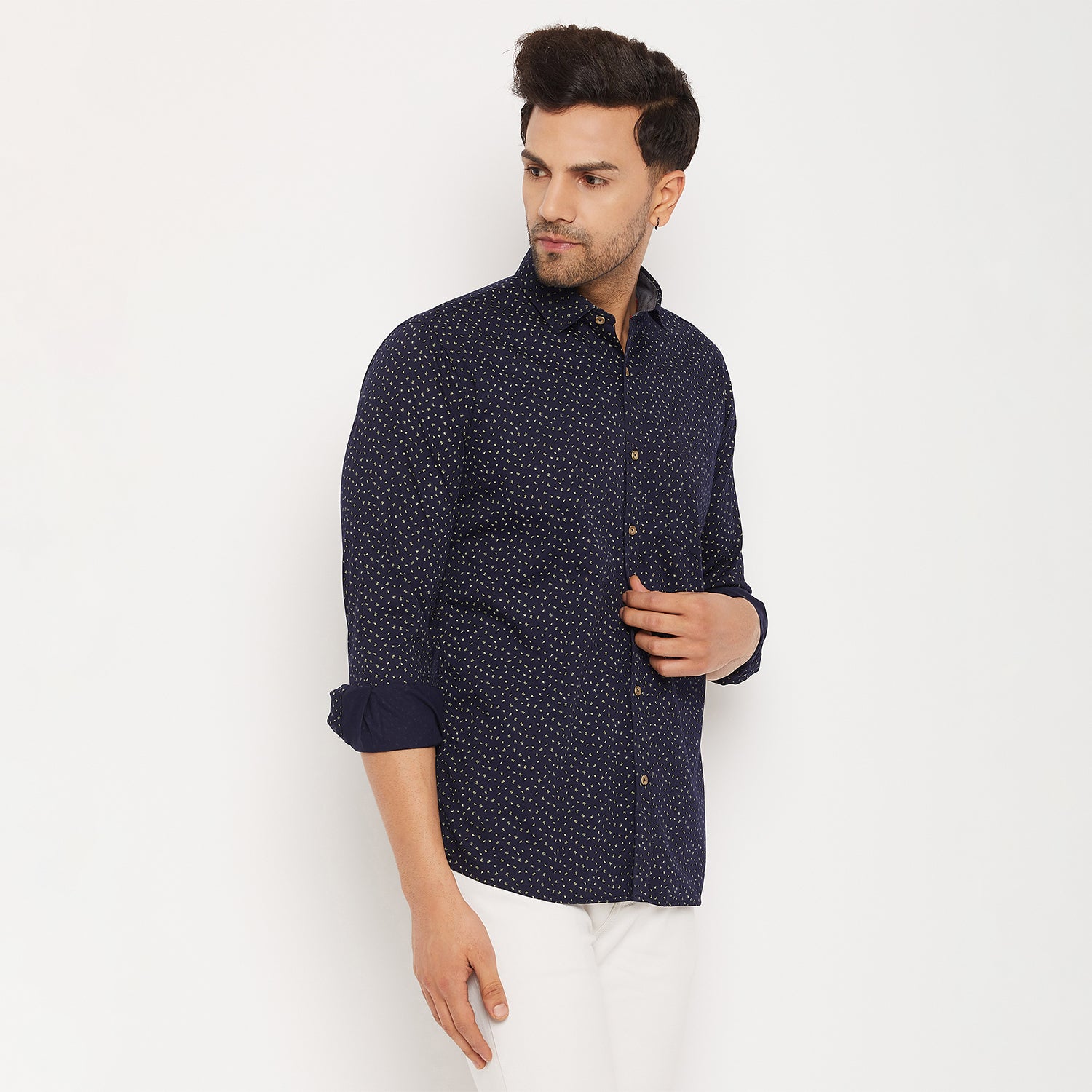 Duke Urban Men Full Sleeve Cotton Shirt (SDO8PRTA)