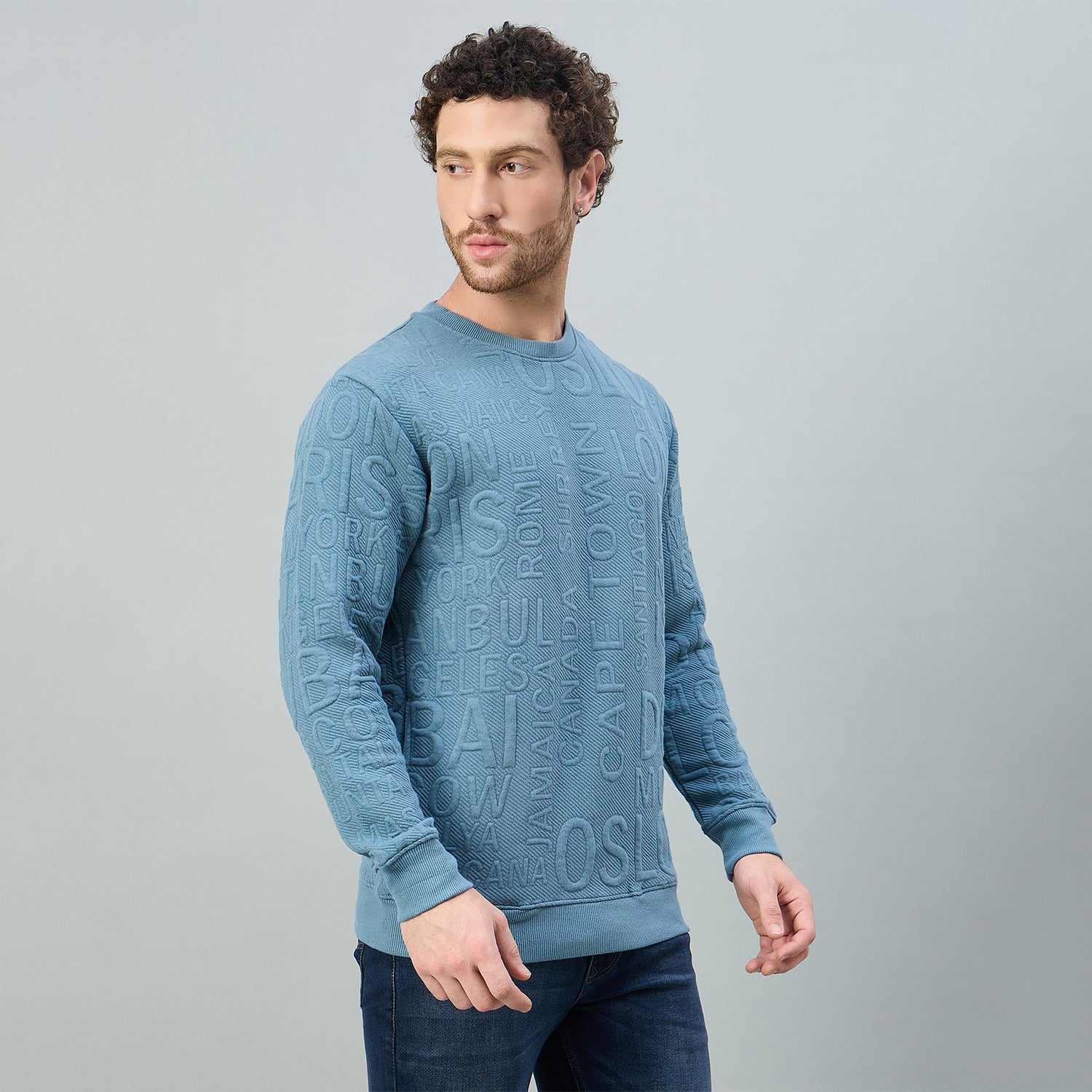 Duke Urban Men Round Neck Regular Sweatshirt (LF6384)