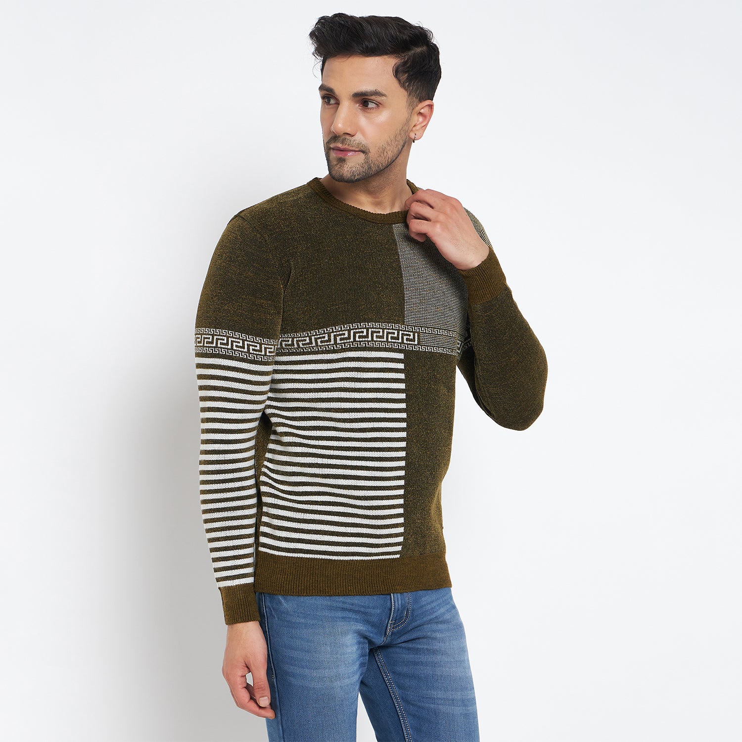 Duke Urban Men Full Sleeve Round Neck Pullover (SDS2117)