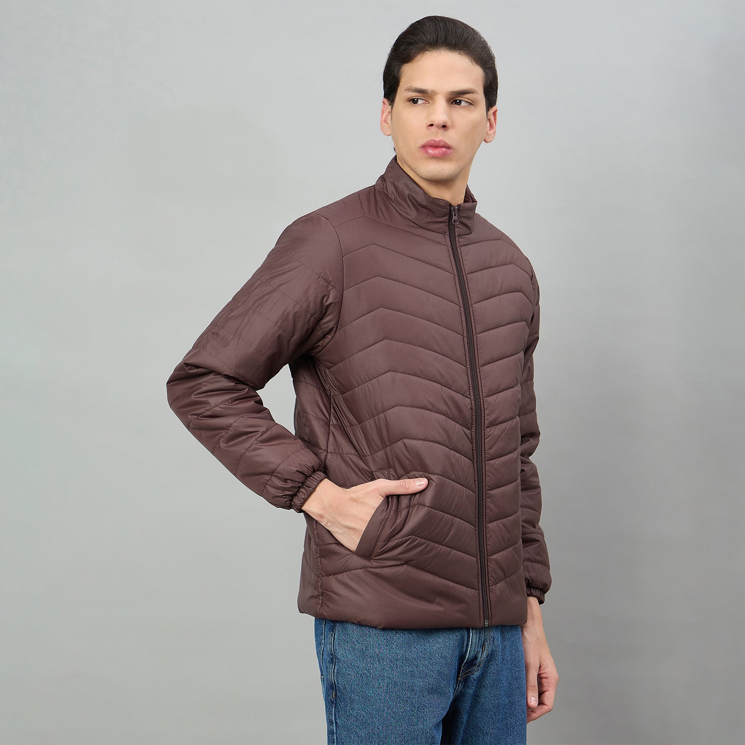 Duke Urban Men Full Sleeve Regular Puffer Jacket (OSDZ9494)
