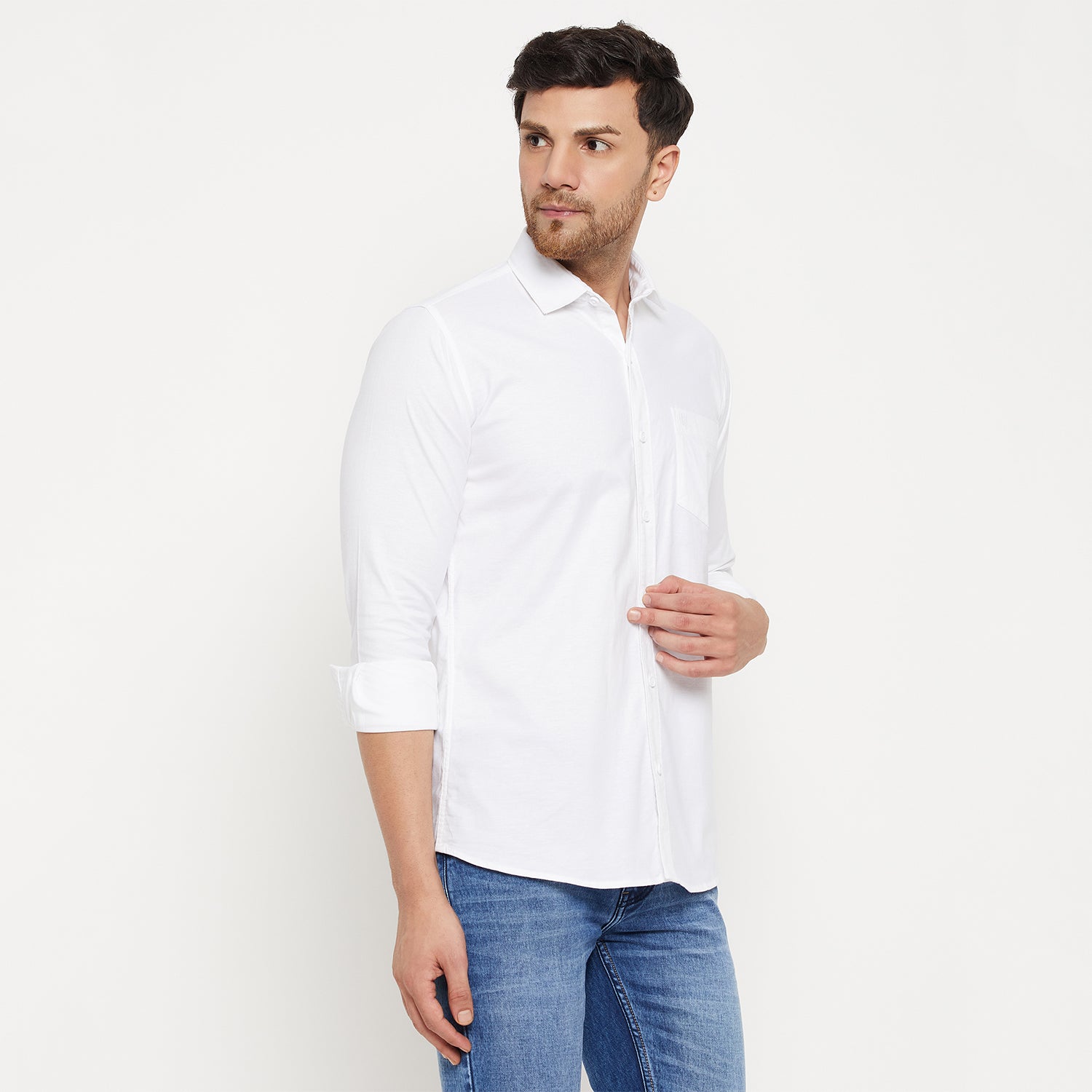 Duke Urban Men Full Sleeve Cotton Shirt (SDO8PLOS)