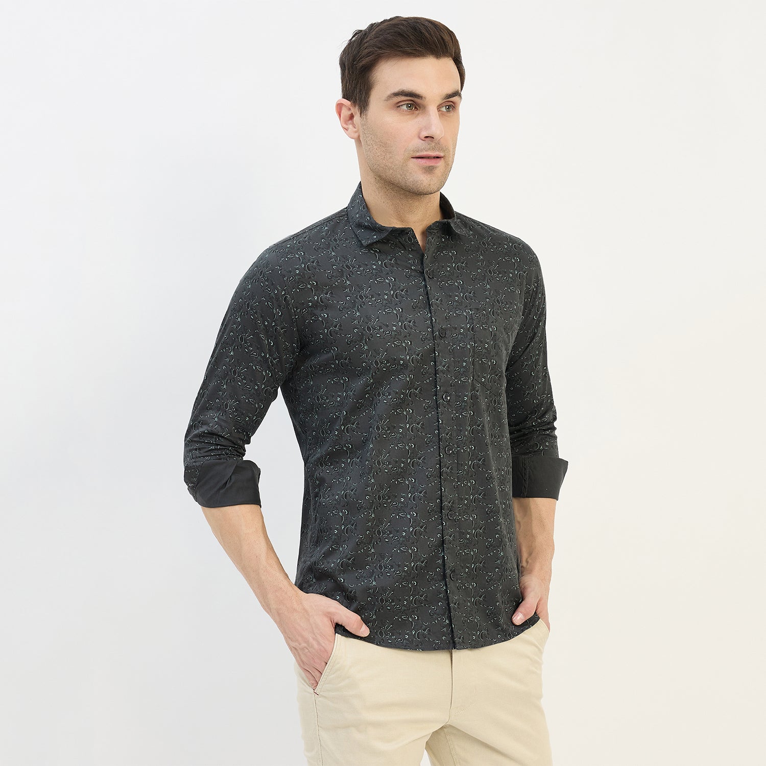 Duke Urban Men Full Sleeve Cotton Shirt (SDO8PRAN)
