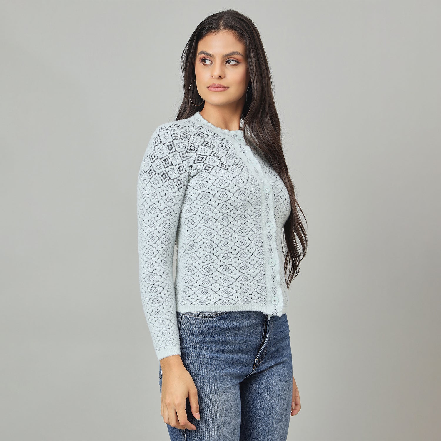 Duke Urban Women Front Open Short Sweater (SDS1298)