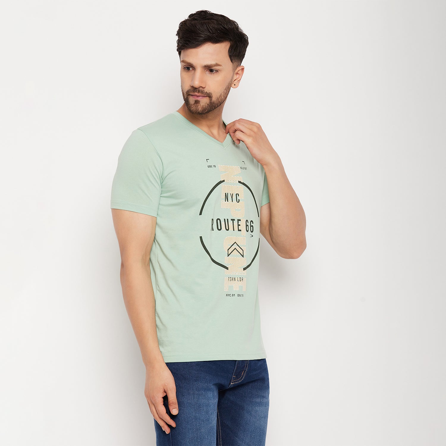 Duke Stardust Men Half Sleeve Cotton T-shirt (1102)