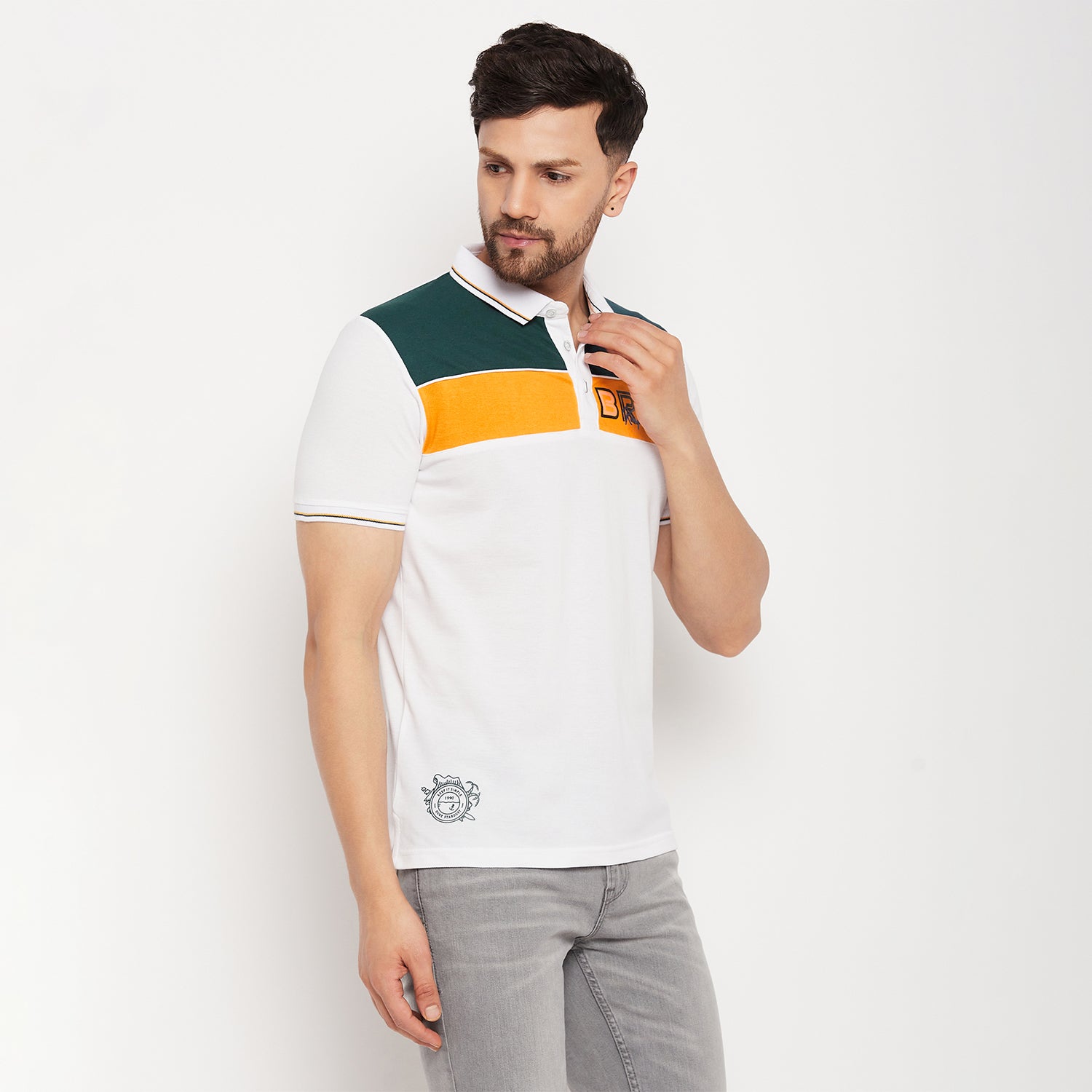 Duke Stardust Men Half Sleeve Cotton T-shirt (LF5852)