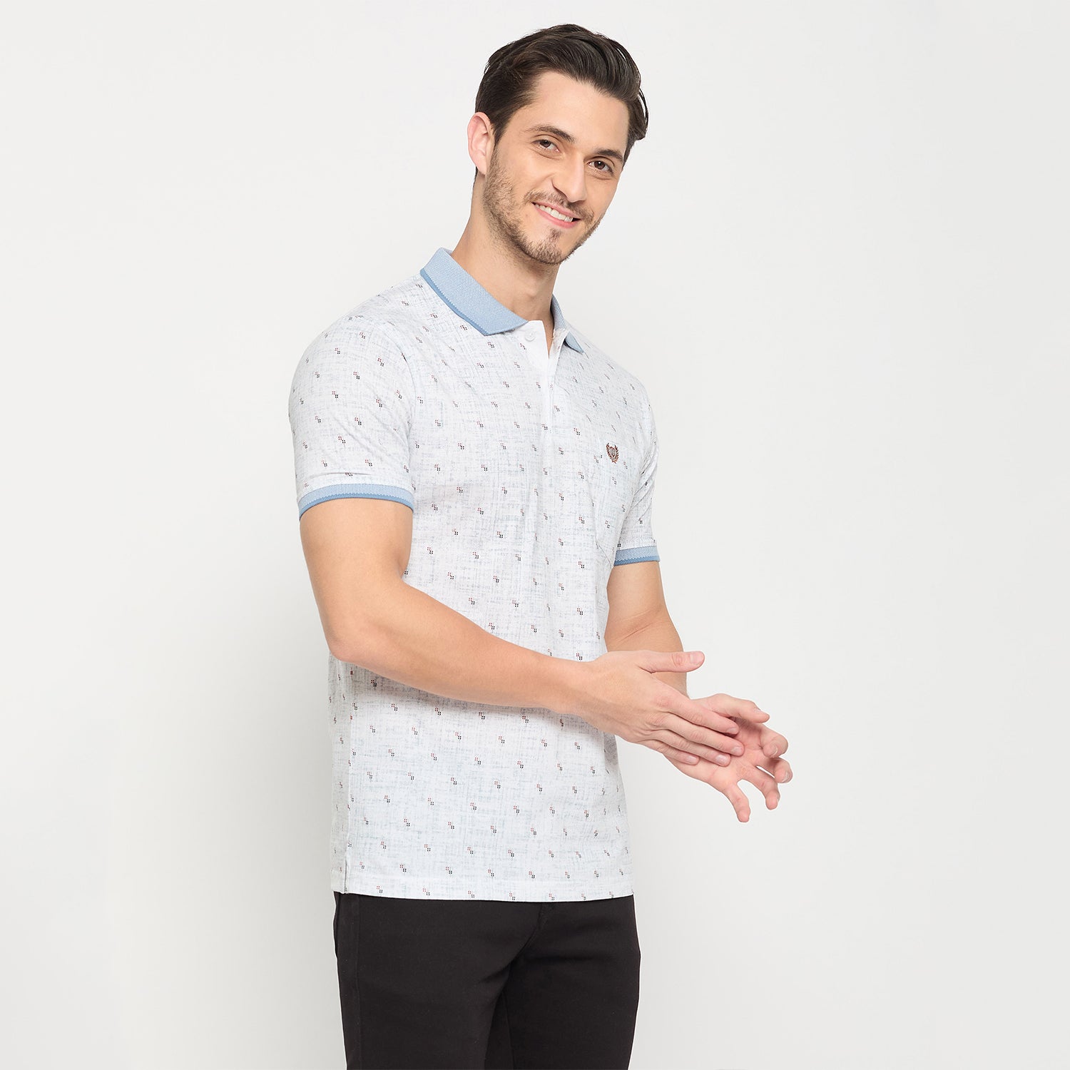 Duke Stardust Men Half Sleeve Cotton T-shirt (LF7180)