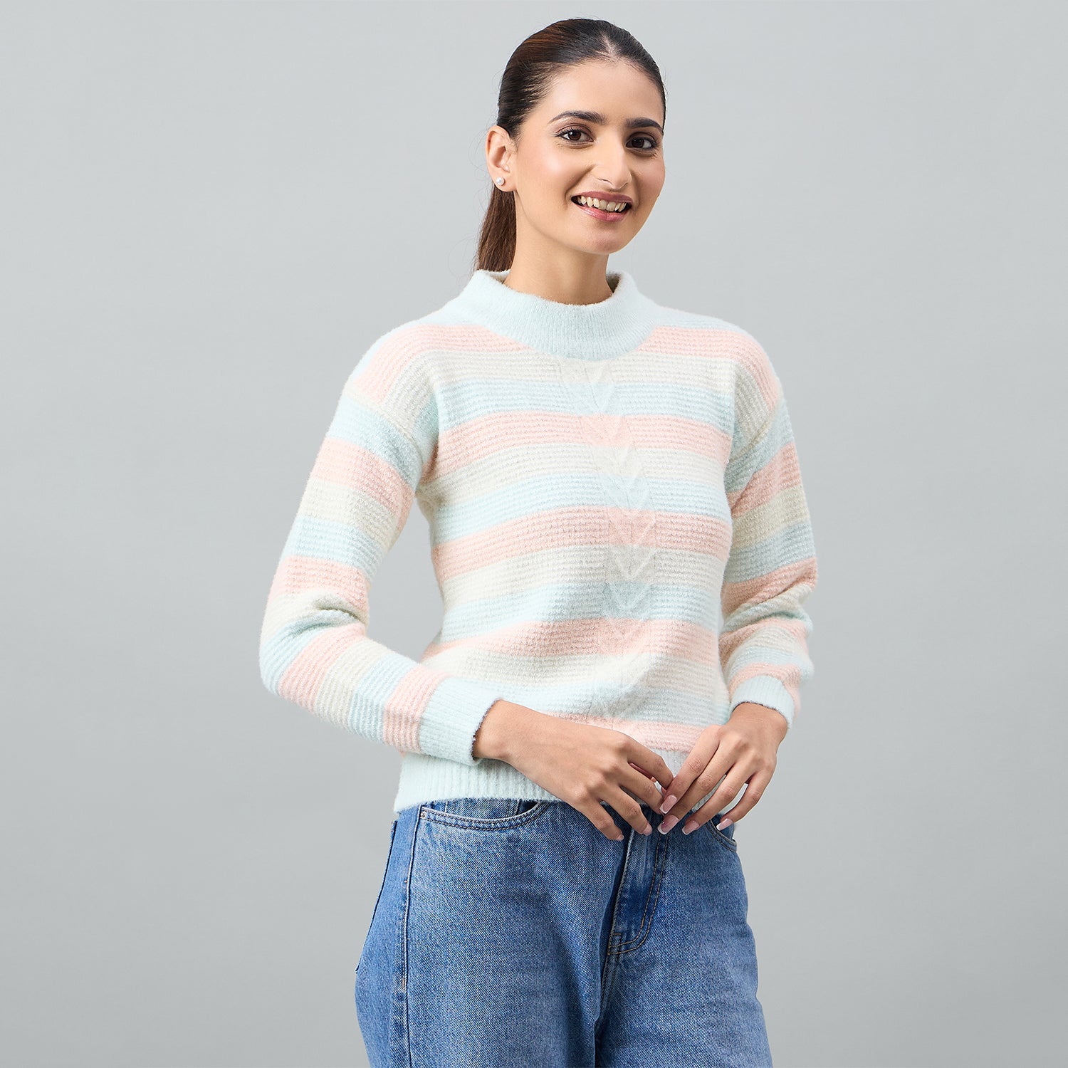 Duke Urban Women Full Sleeve RoundNeck Pullover (SDS1394)