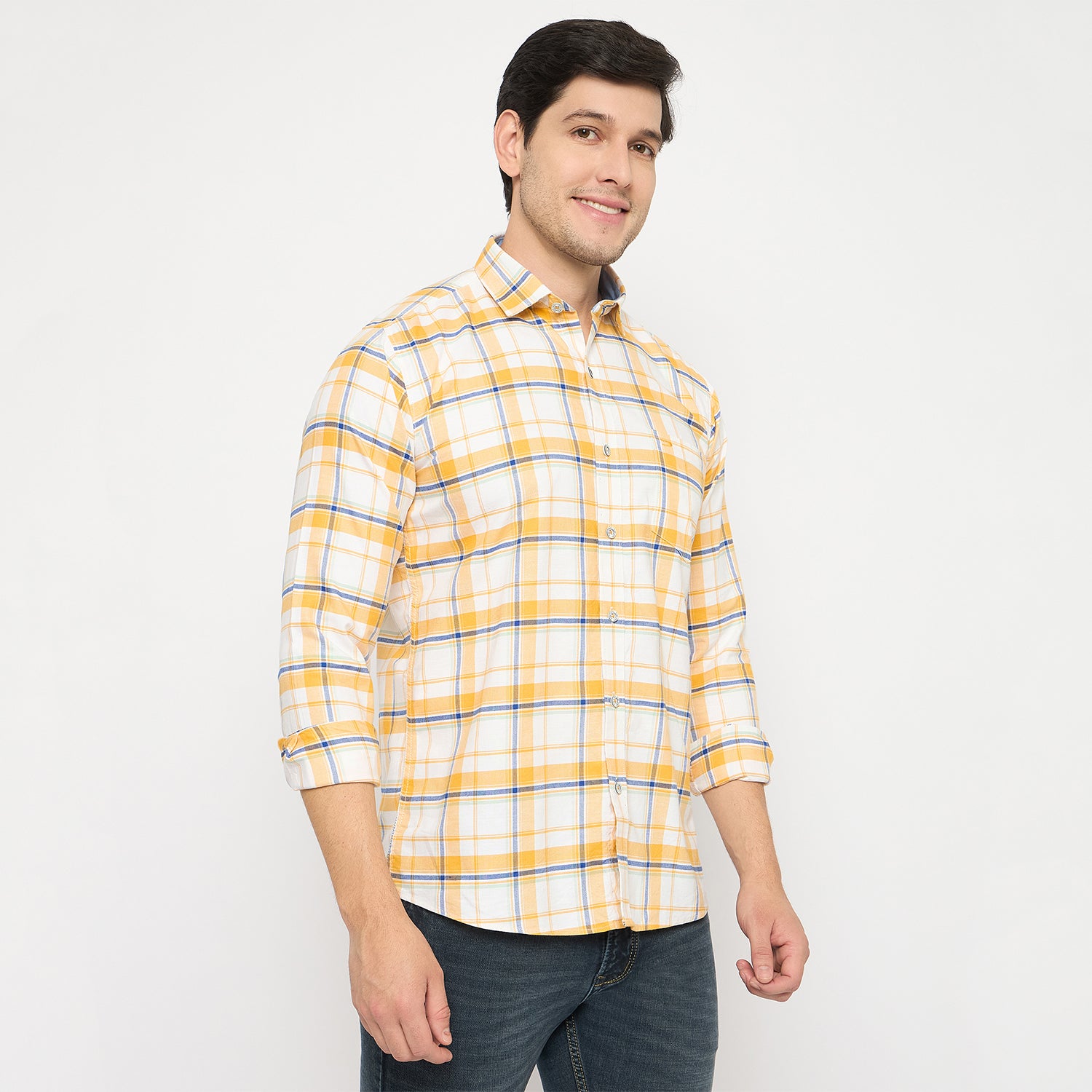 Duke Urban Men Full Sleeve Cotton Shirt (SDO8CKAD)