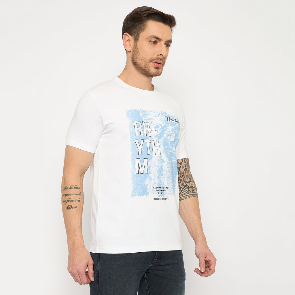Duke Urban Men Half Sleeve Cotton Tshirt (LF7434)