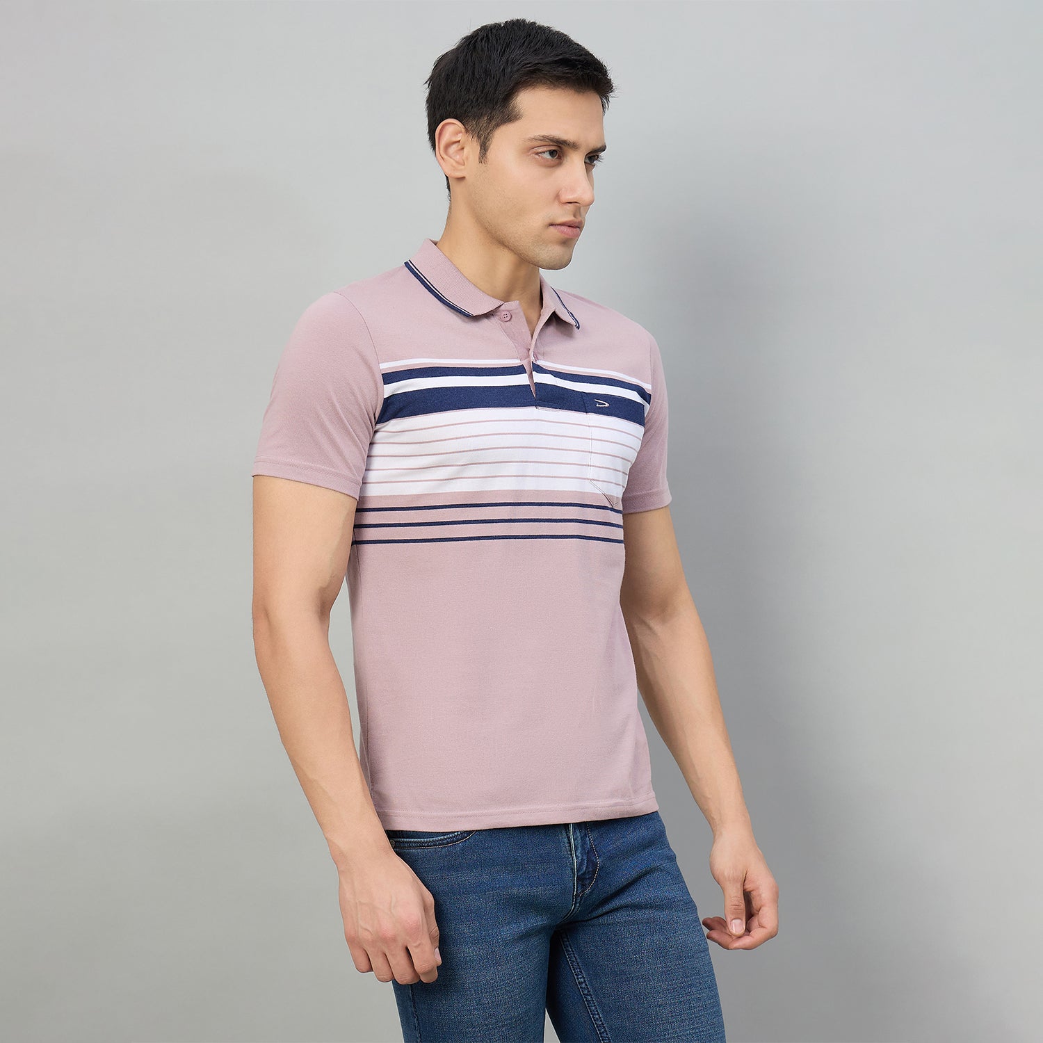 Duke Men Half Sleeve Cotton Regualr Fit Casual T-shirt (MLF1178)