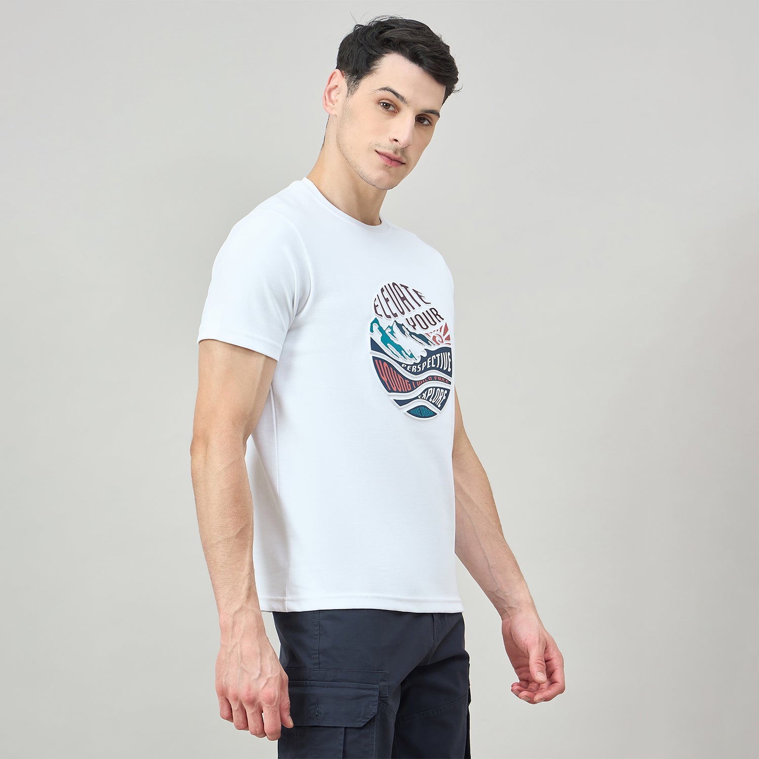 Duke Urban Men Half Sleeve Cotton Tshirt (LF7502)