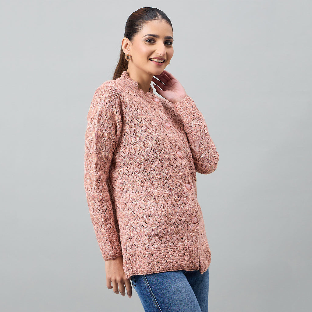 Duke Urban Women Full Sleeve Front Open Regular Cardigan (SDS1367R)