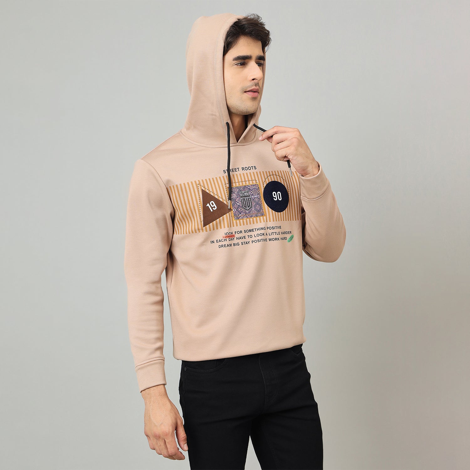 Duke Urban Men Hooded Regular Sweatshirt (LF6443)