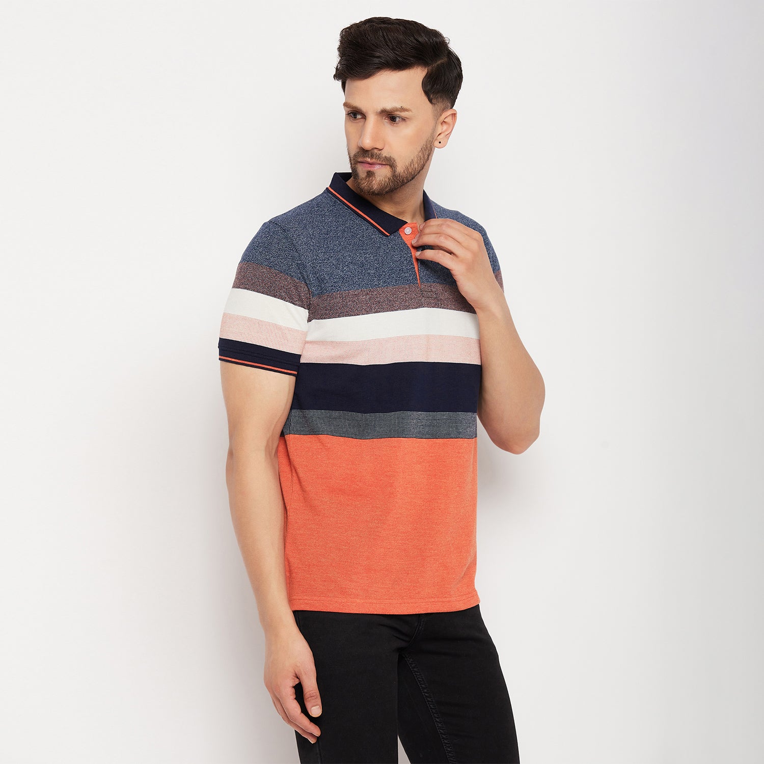 Duke Urban Men Half Sleeve Cotton T-shirt (LF7005)