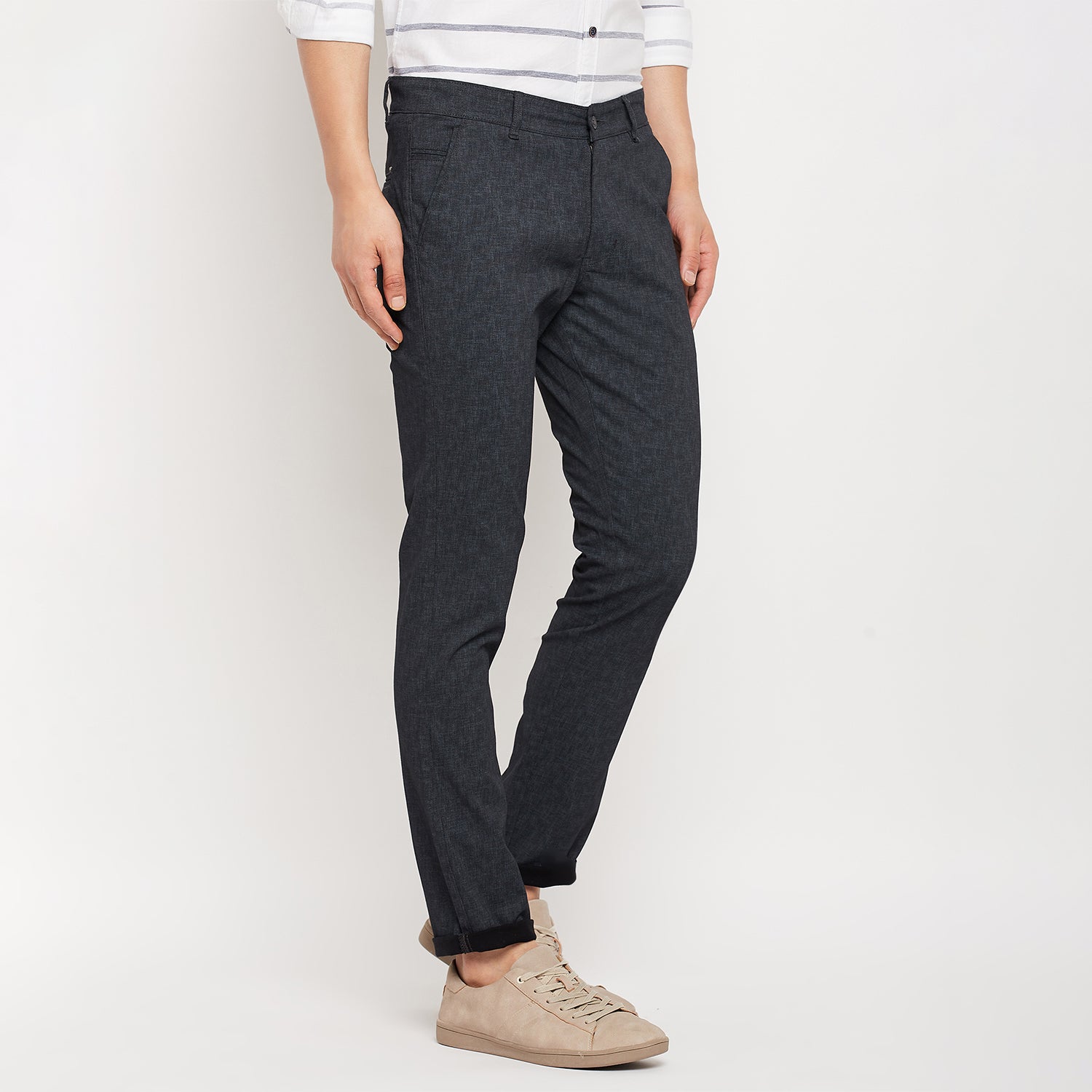 Duke Urban Men Slim Fit Cotton Trousers (SDT4579)