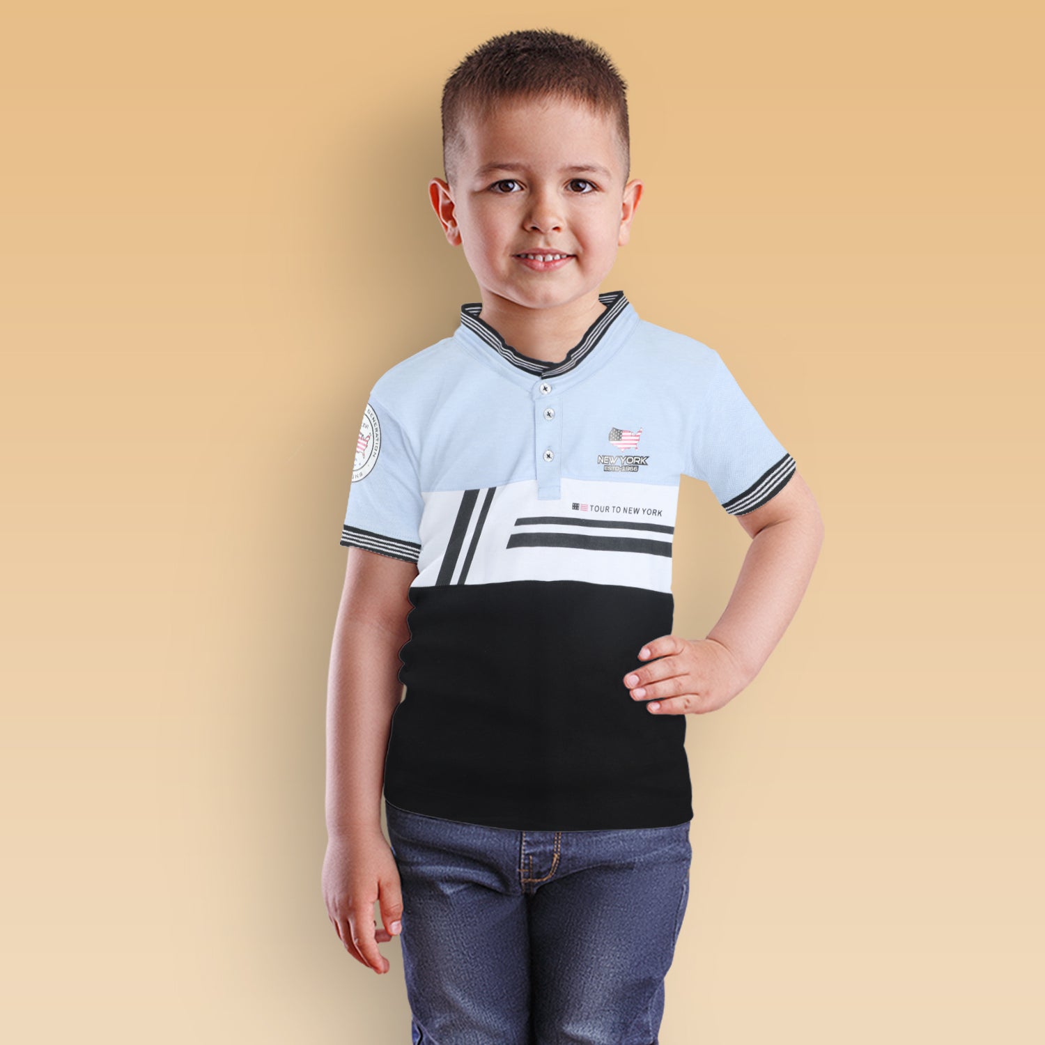 Duke Urban Boys Half Sleeve Cotton T-shirt (LF661)