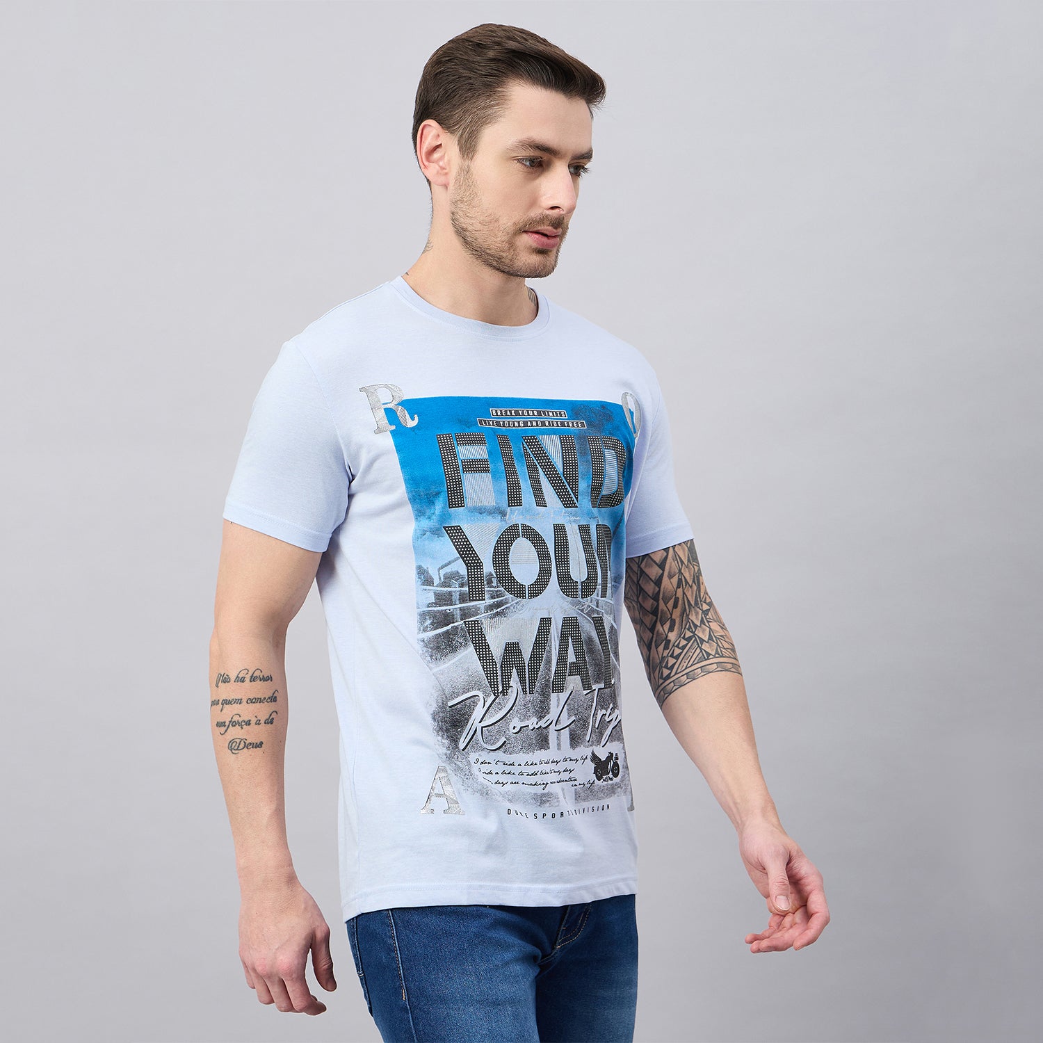 Duke Urban Men Half Sleeve Cotton Tshirt (ON1002)