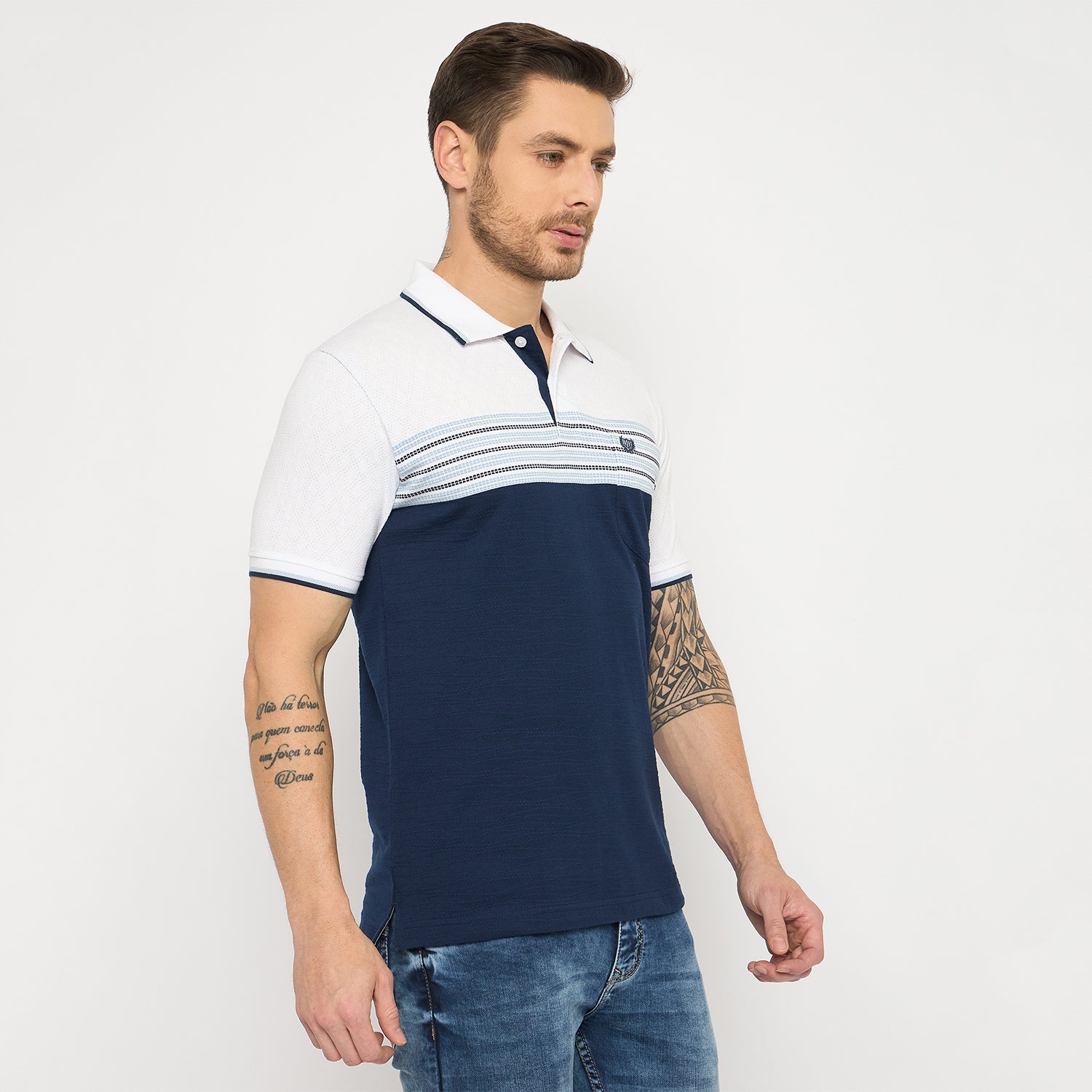 Duke Urban Men Half Sleeve Cotton Tshirt (LF7363)