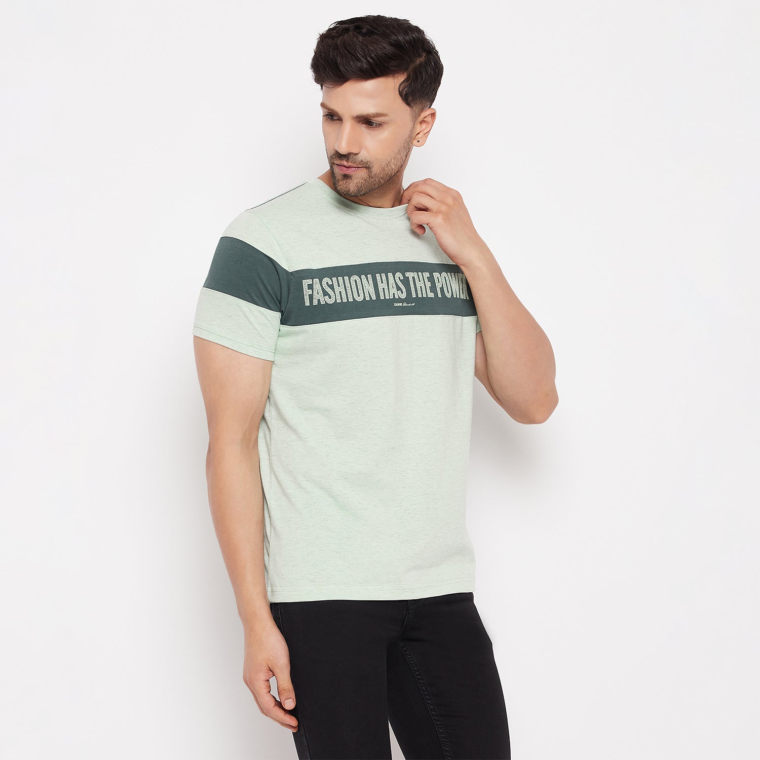 Duke Stardust Men Round Neck Half Sleeve Cotton T-shirt (LF5829)