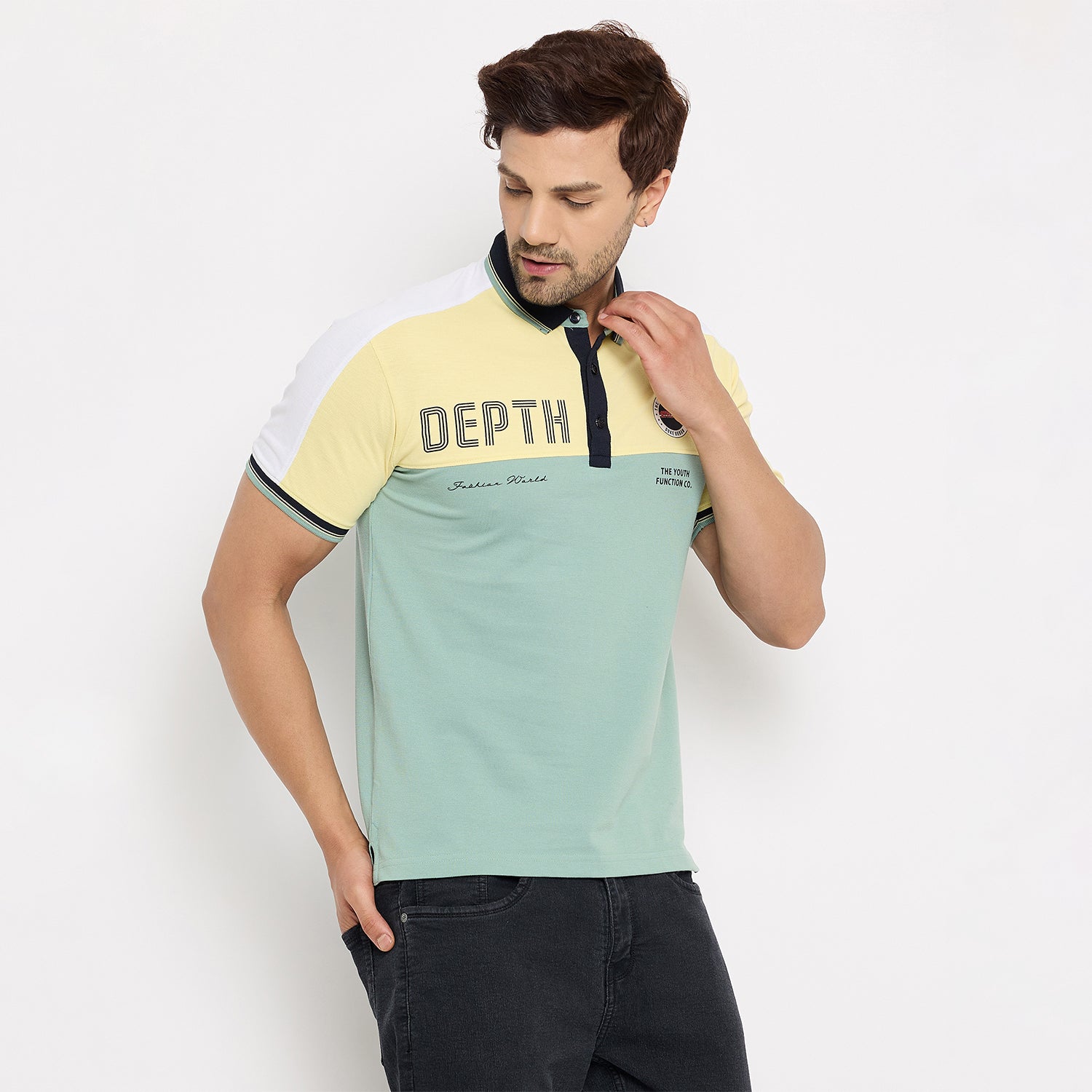 Duke Urban Men Half Sleeve Cotton T-shirt (LF7190)