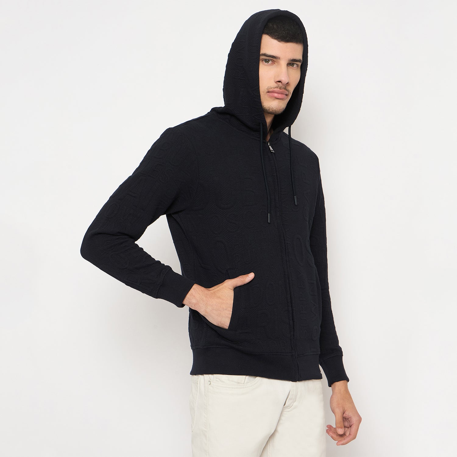 Duke Urban Men Full Sleeve Hooded Sweatshirt (LF6362)