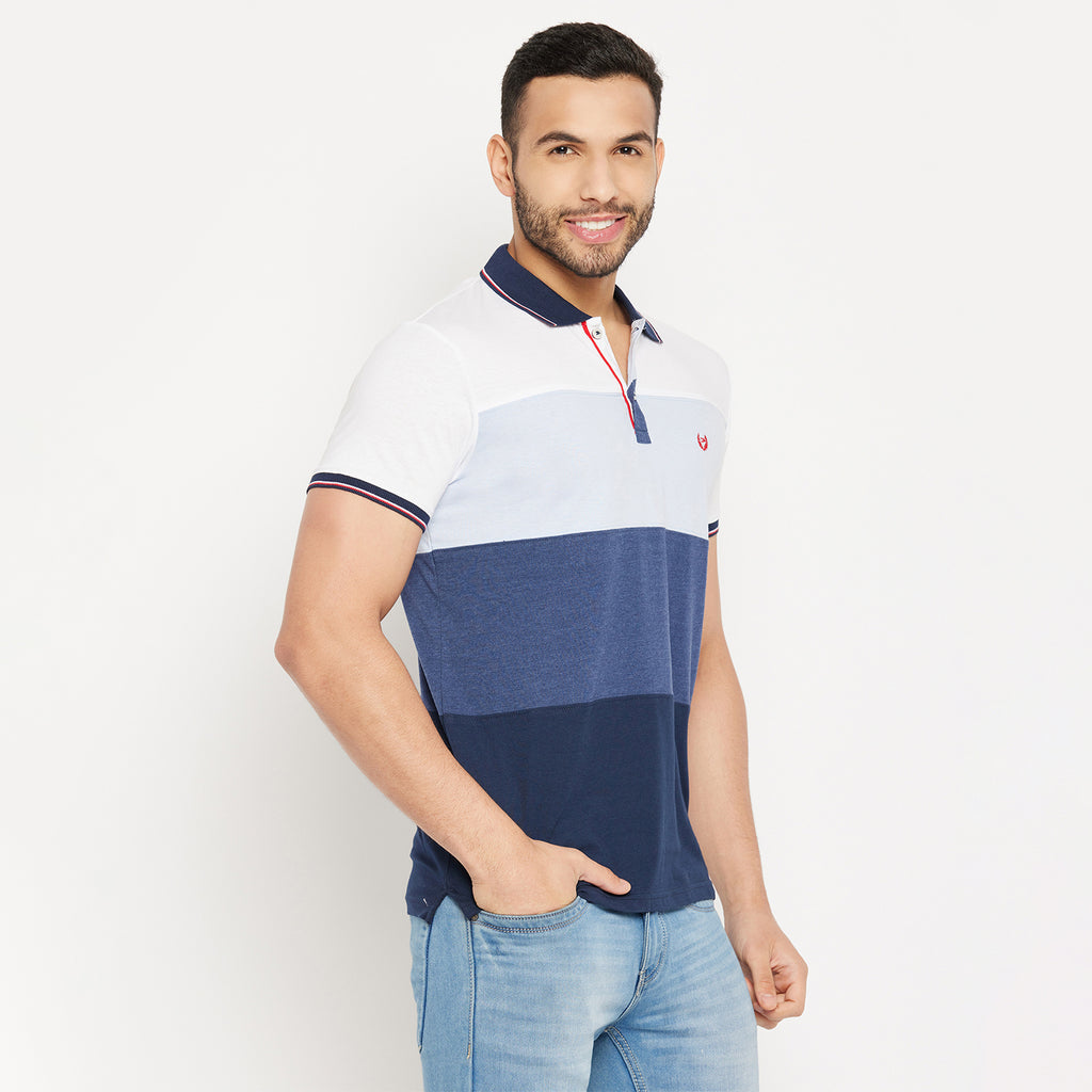Duke Stardust Men Half Sleeve Polo Neck Cotton T-shirt (4005)