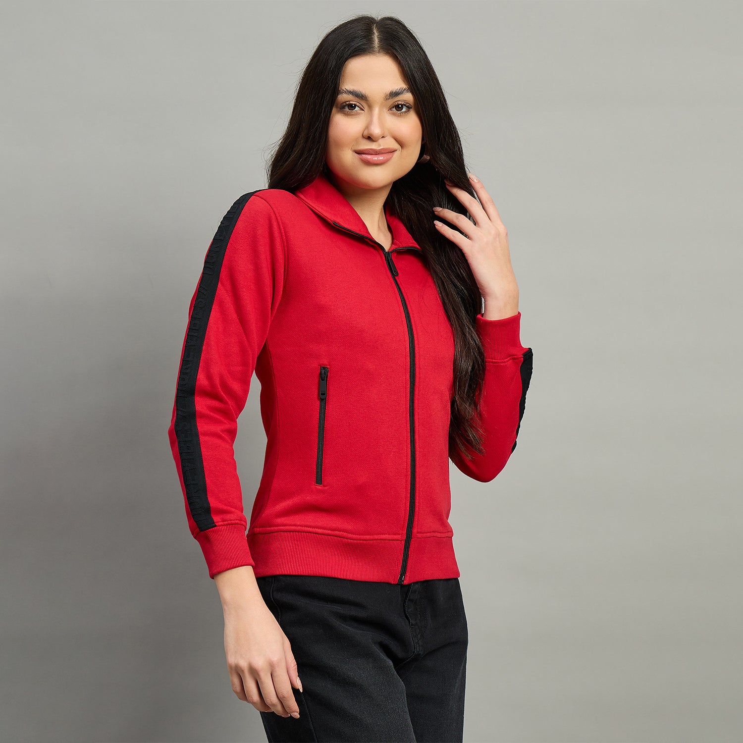 Duke Urban Women Full Zip Regular Sweatshirt (LFX5004S)