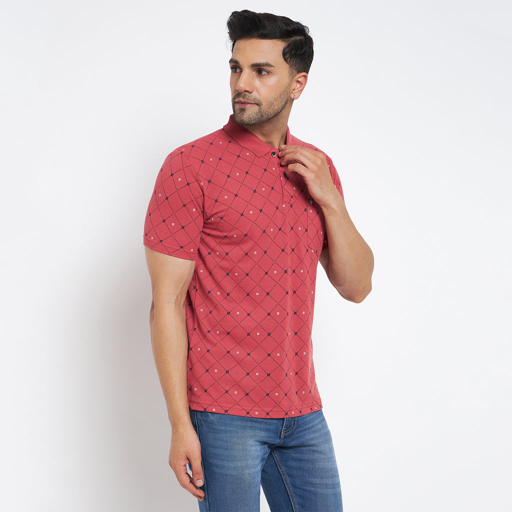 Duke Stardust Men Half Sleeve Cotton T-shirt (MLF7116)